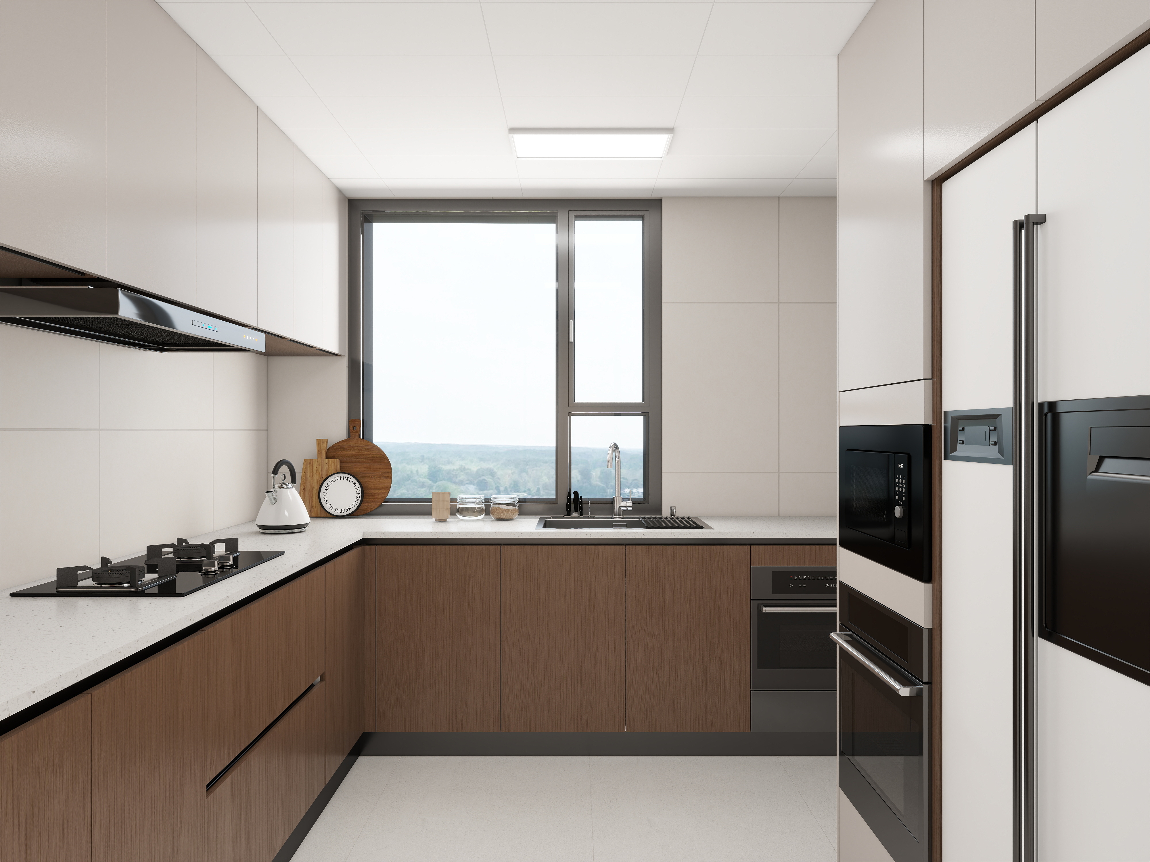 李青越-115平中古风三居室装修效果图