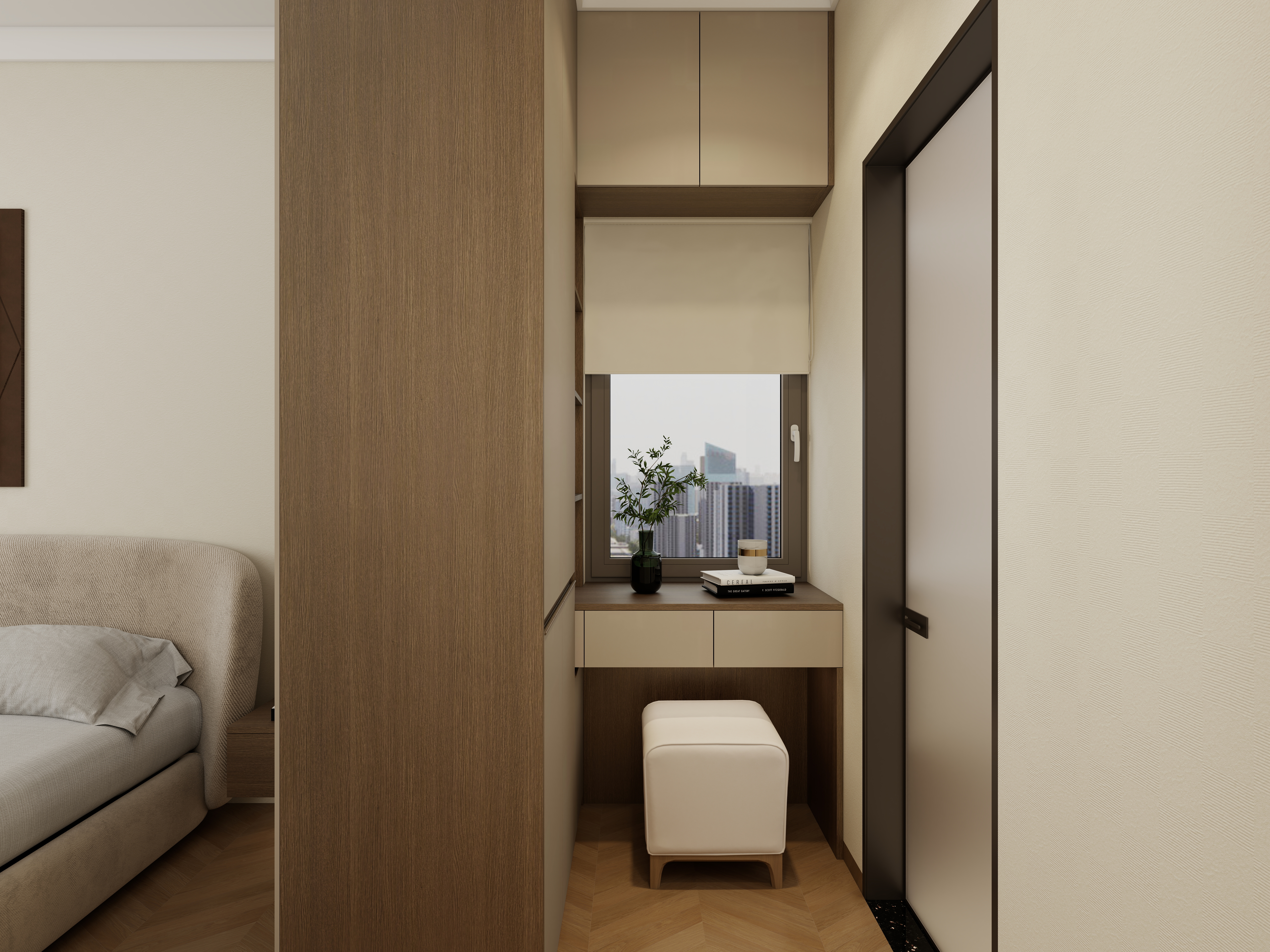 惠州装修找沫竹-惠州-江誉城-木语一层衣帽间装修效果图第2张