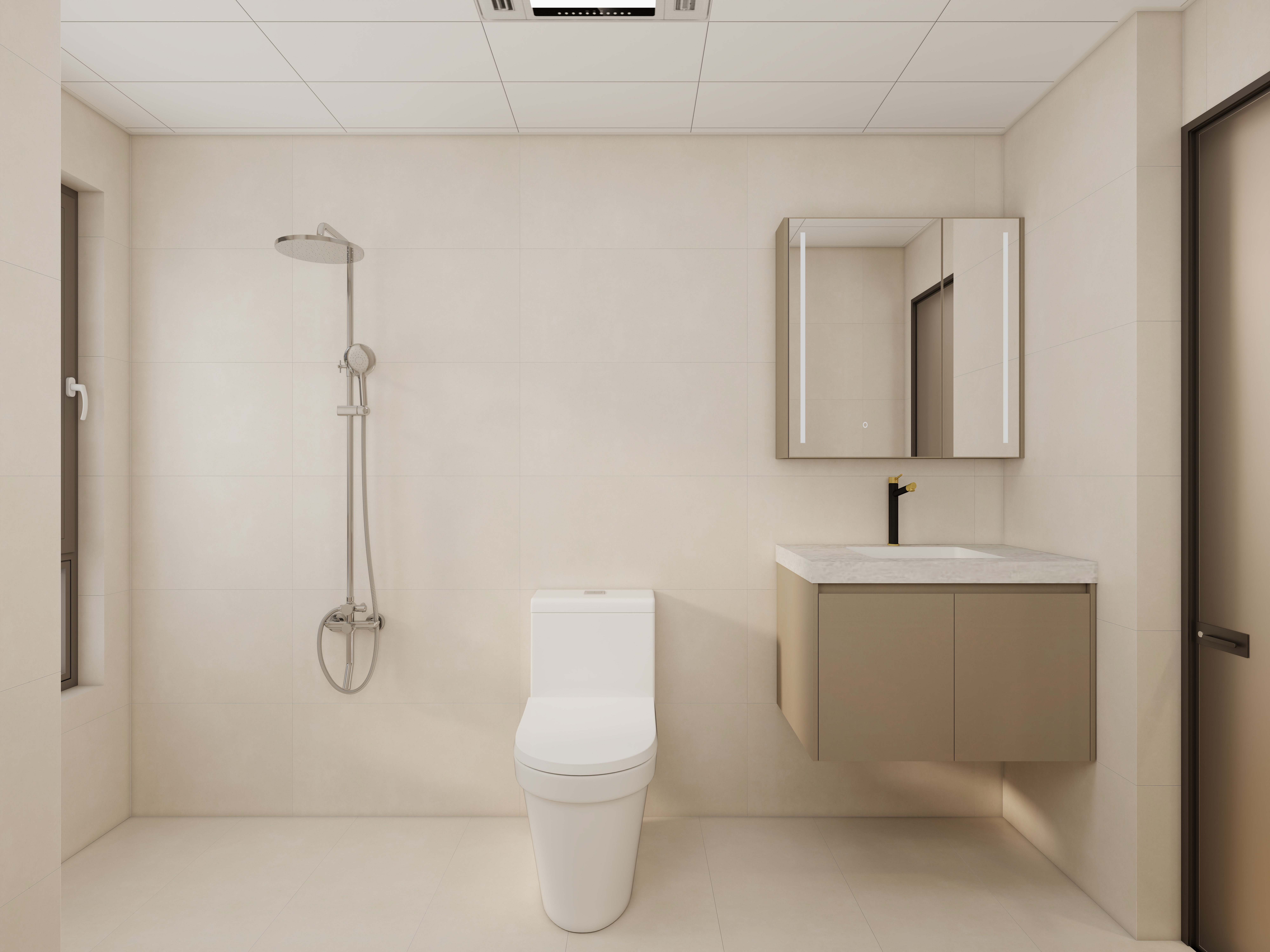 惠州装修找沫竹-惠州-江誉城-木语一层公卫装修效果图第2张