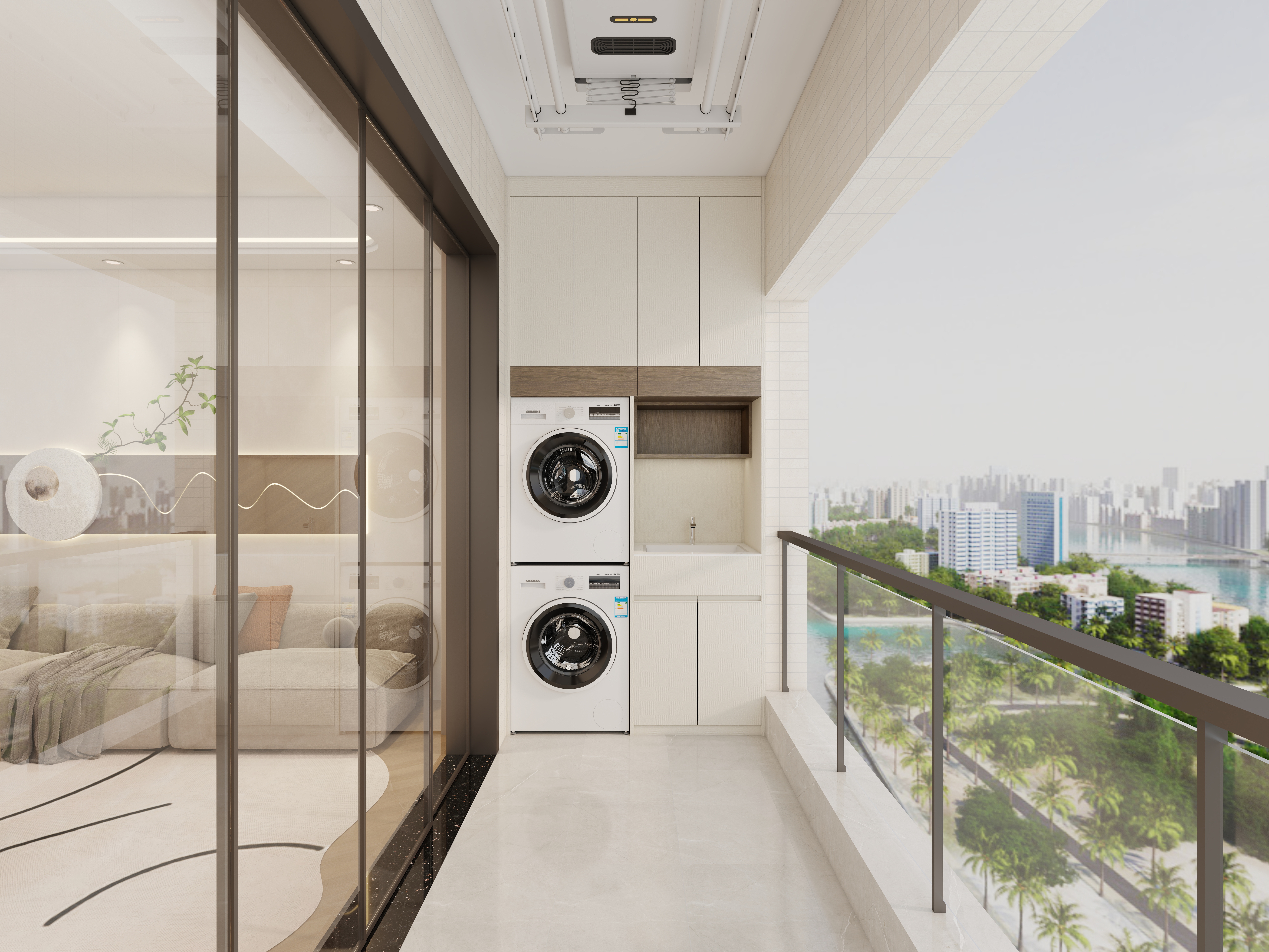 惠州装修找沫竹-惠州-江誉城-木语一层阳台装修效果图第2张