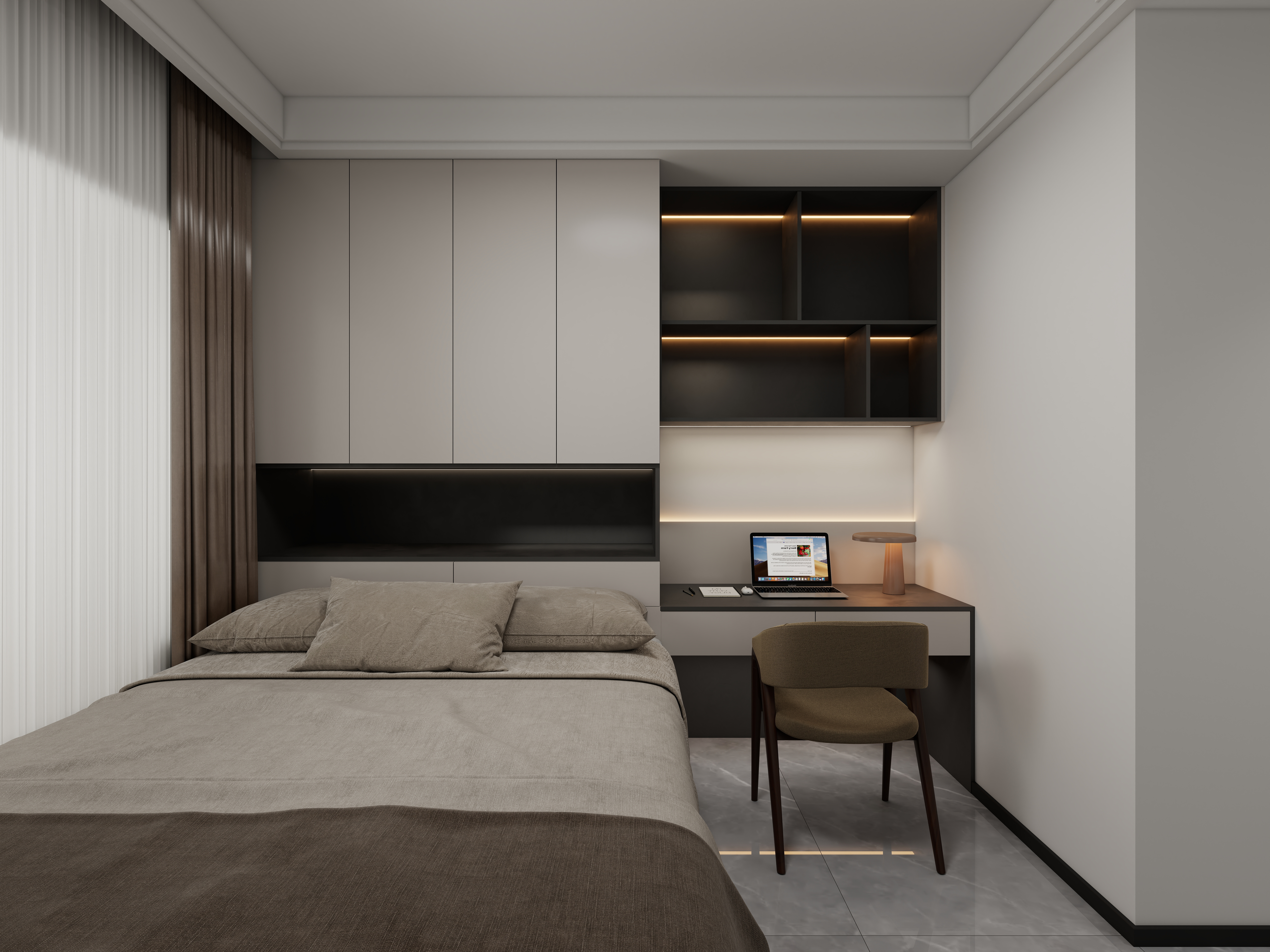 艺雅丽-121平现代简约 装修效果图