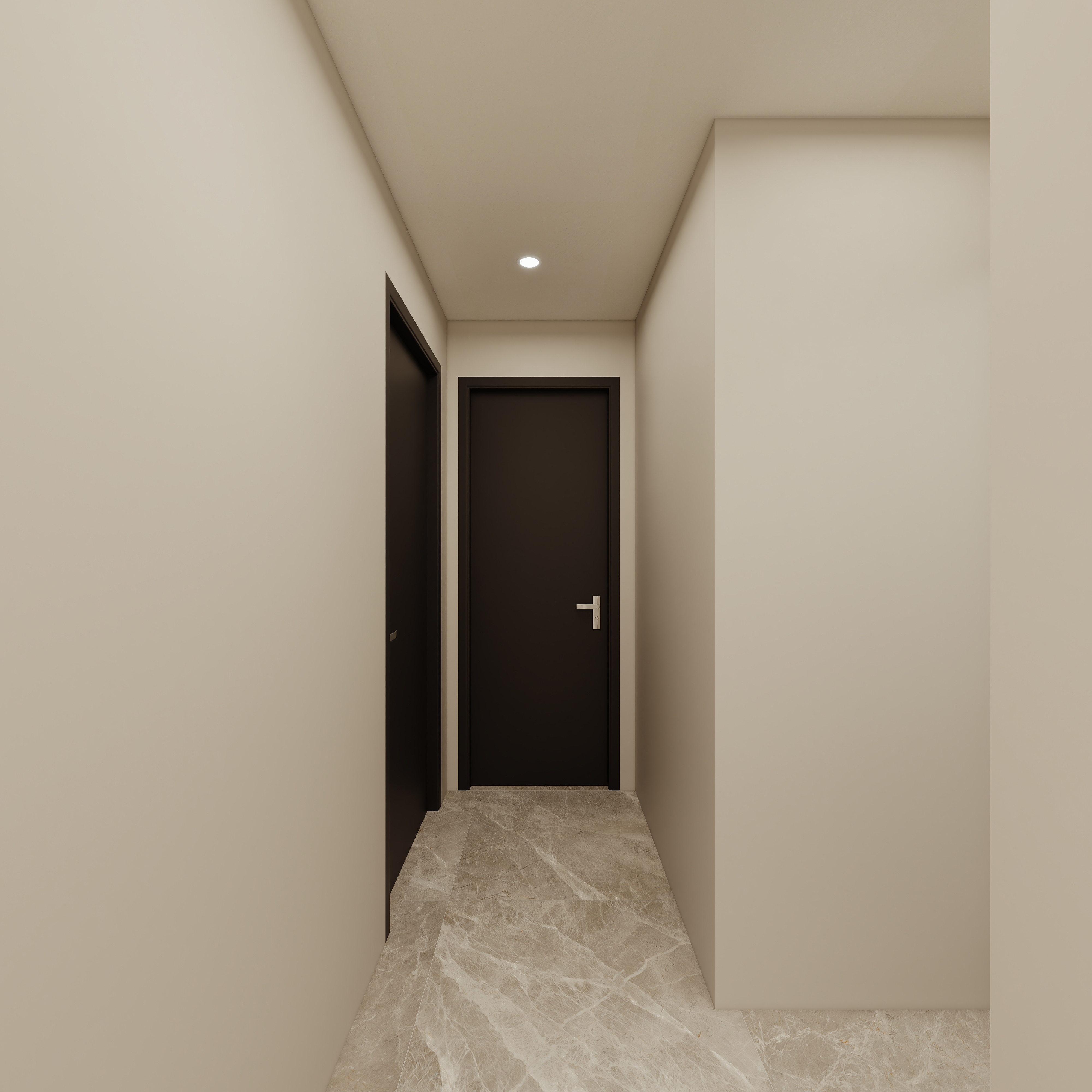 壹诺设计工作室-现代简约一层客厅装修效果图第5张