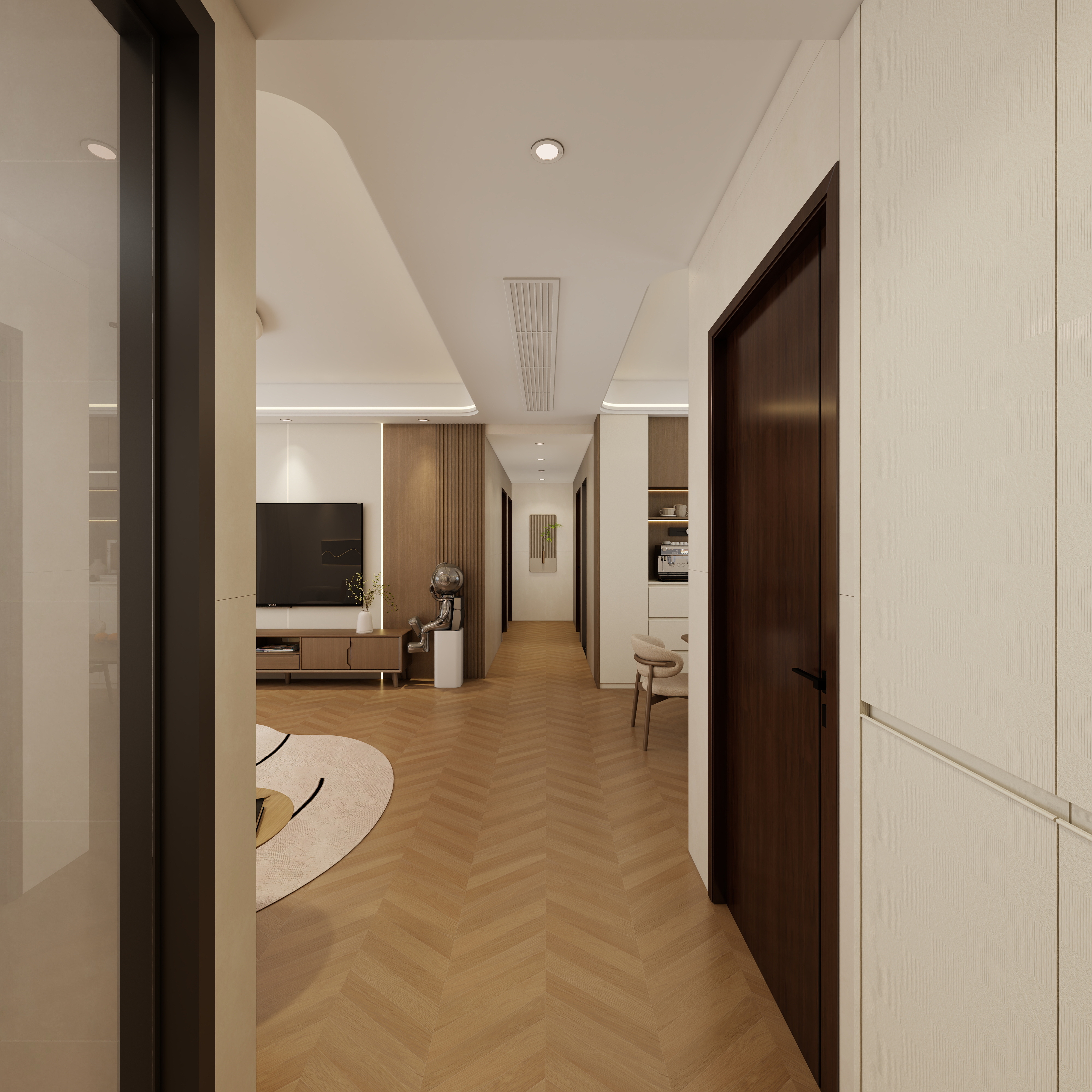 惠州装修找沫竹-惠州-江誉城-木语一层入户装修效果图第3张