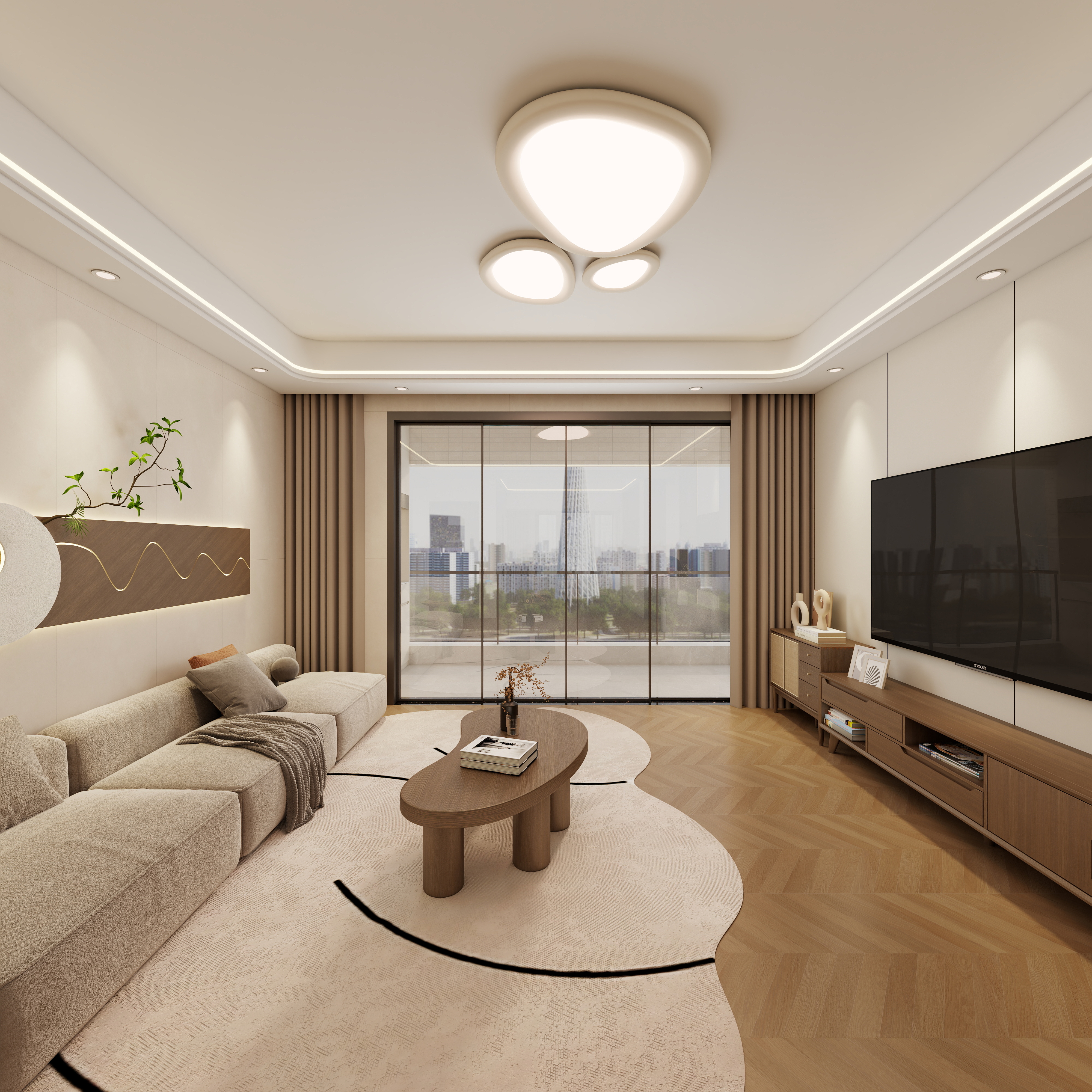 惠州装修找沫竹-惠州-江誉城-木语一层餐厅装修效果图第3张