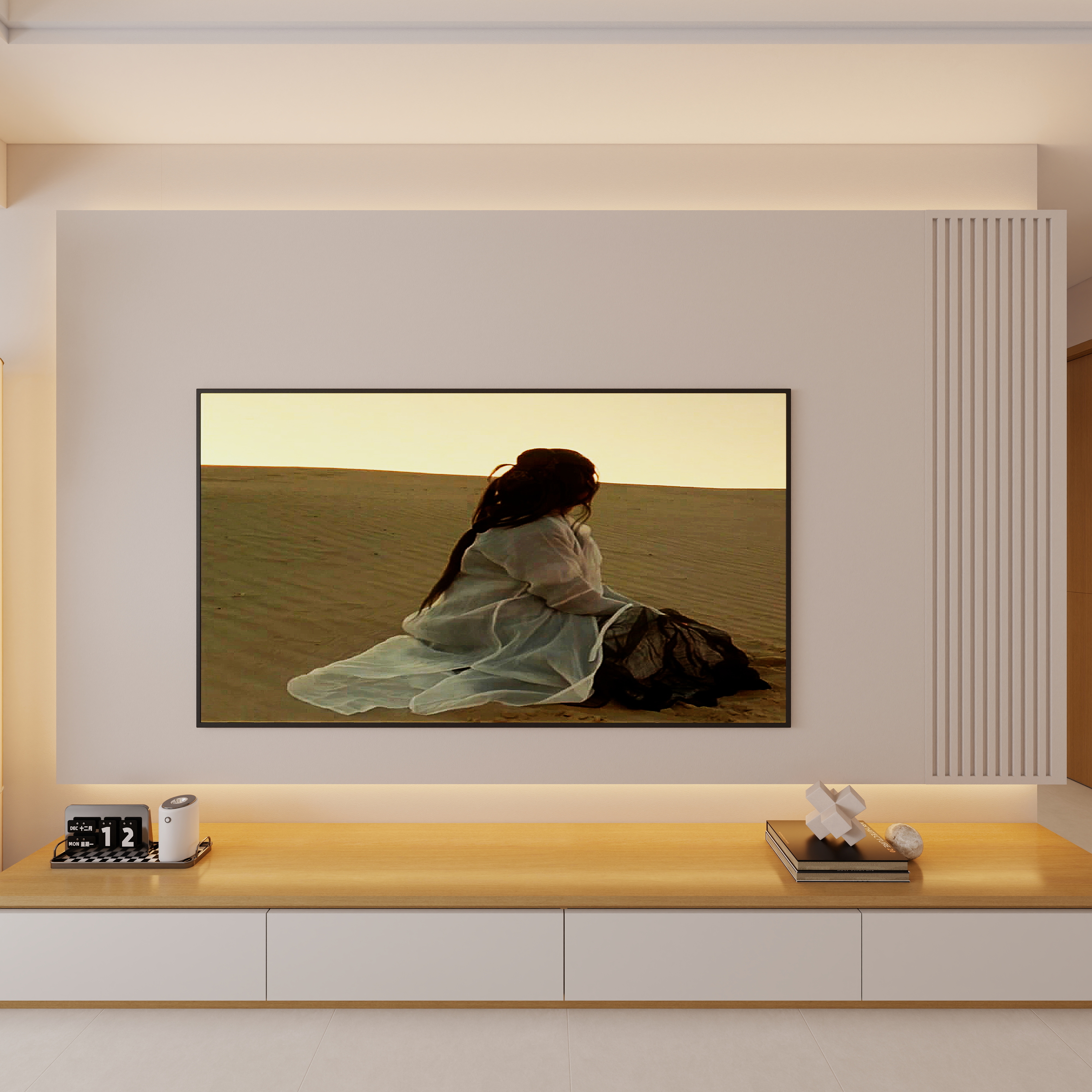 韦春勇-现代简约115㎡2室一层客餐厅装修效果图第3张