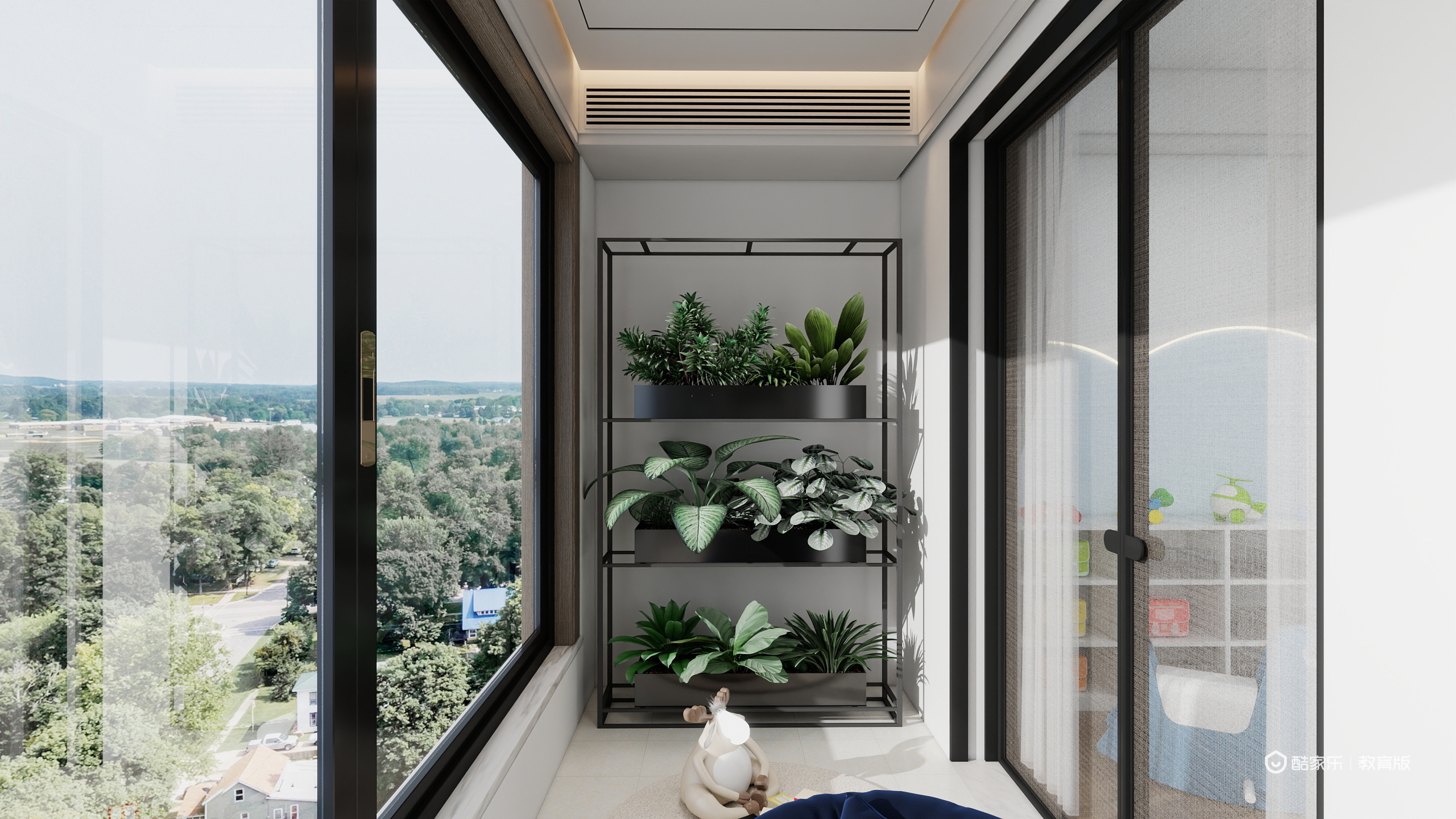 潘静EDFG-110㎡3室装修效果图