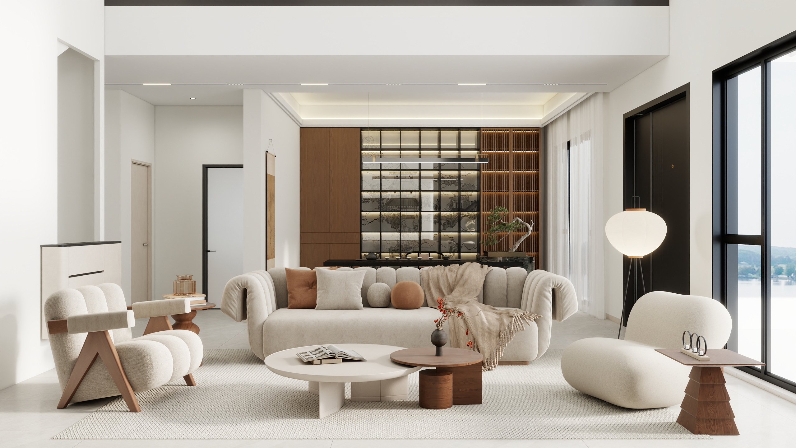 李青越-740平方现代简约四层 装修效果图