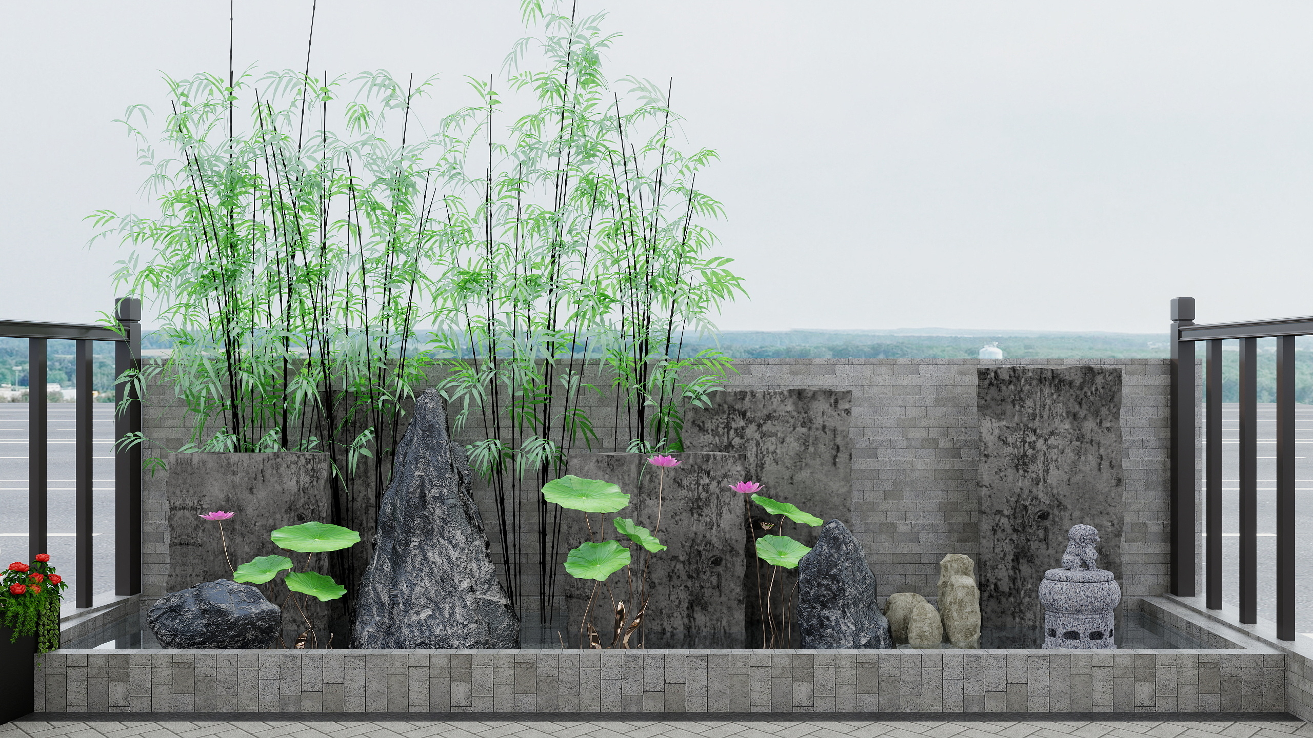 李青越-740平方现代简约四层 装修效果图