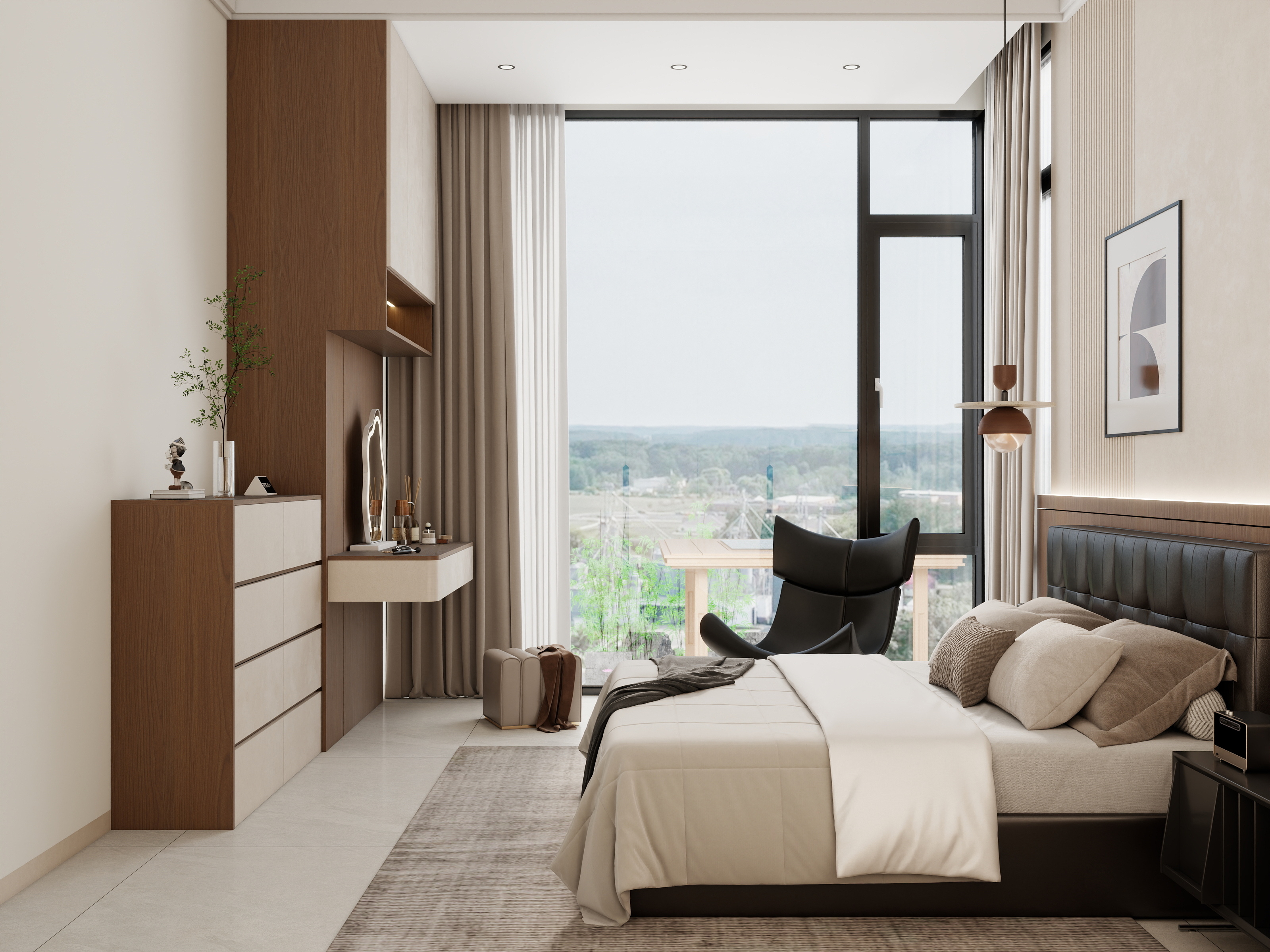 李青越-740平方现代简约四层 装修效果图