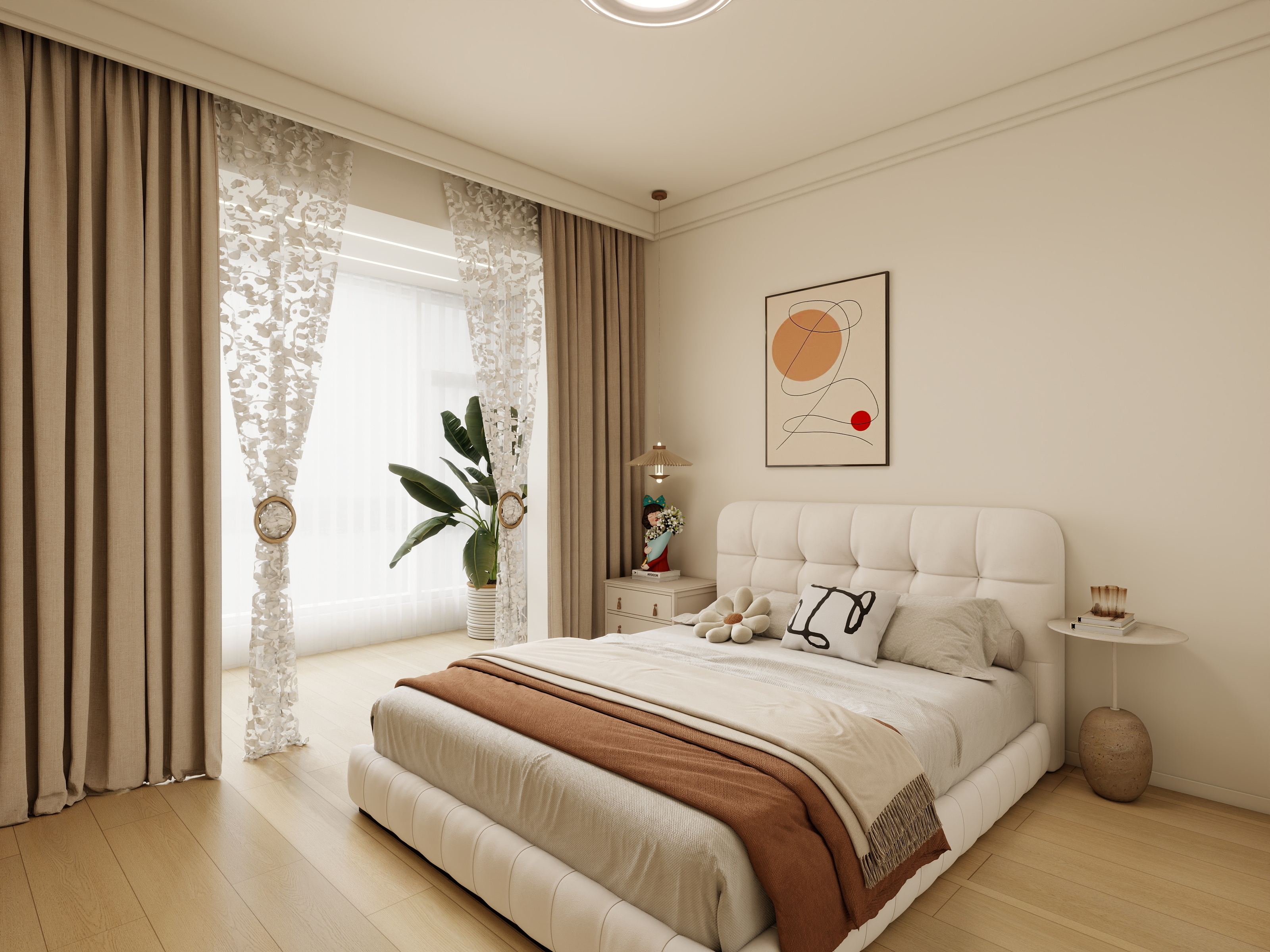 齐殊逸-68㎡2室装修效果图