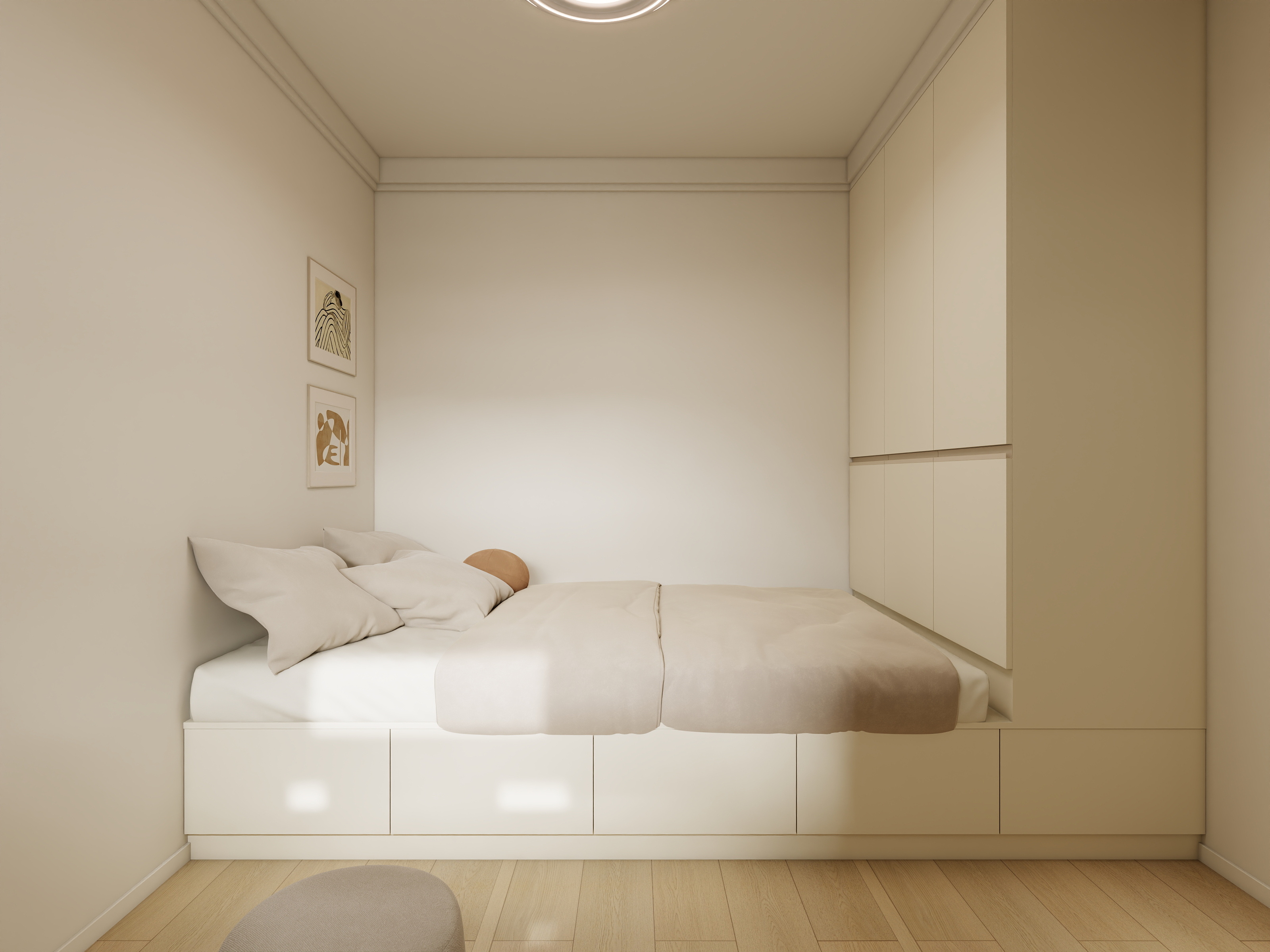 齐殊逸-68㎡2室装修效果图