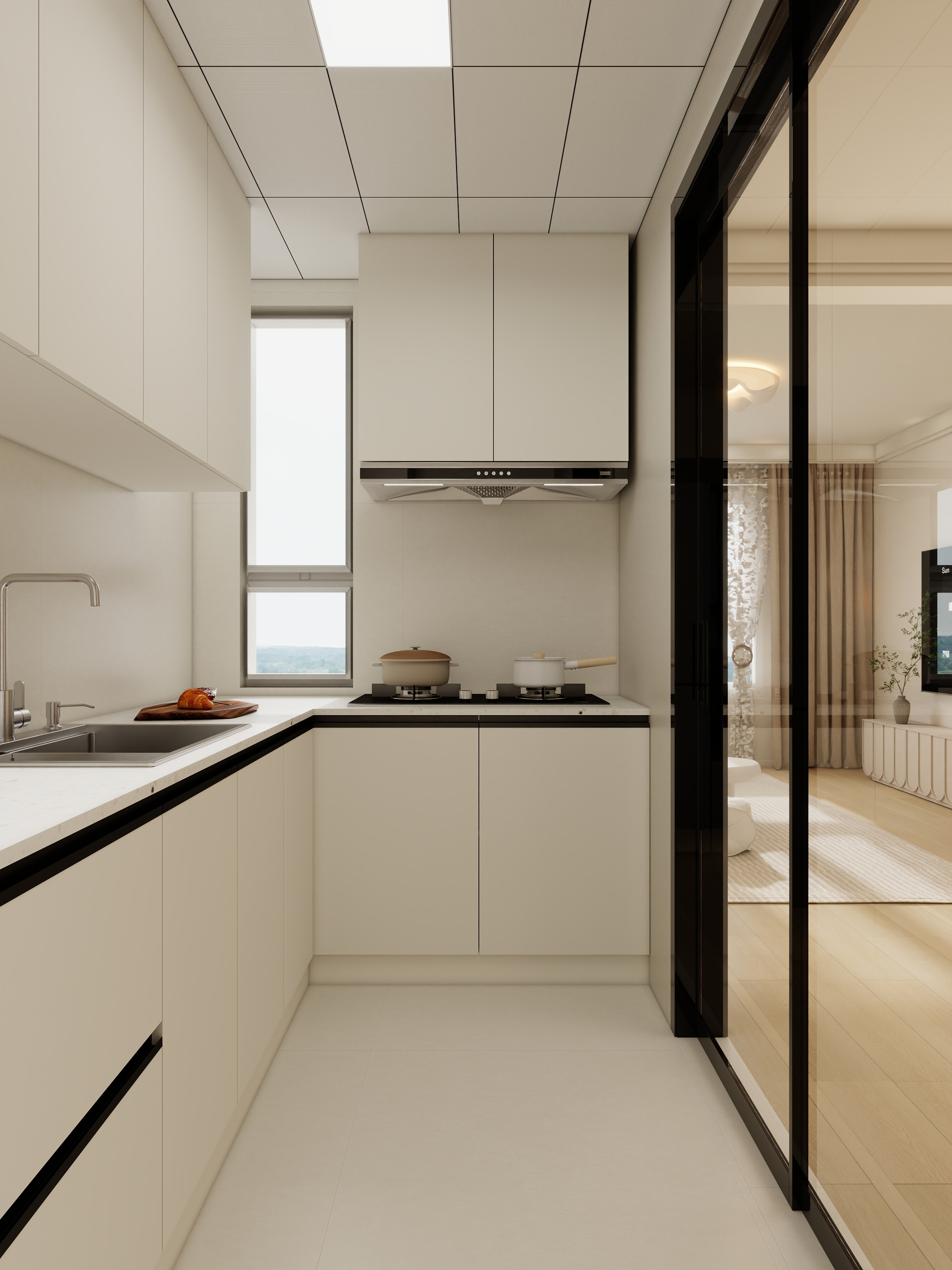 齐殊逸-68㎡2室装修效果图