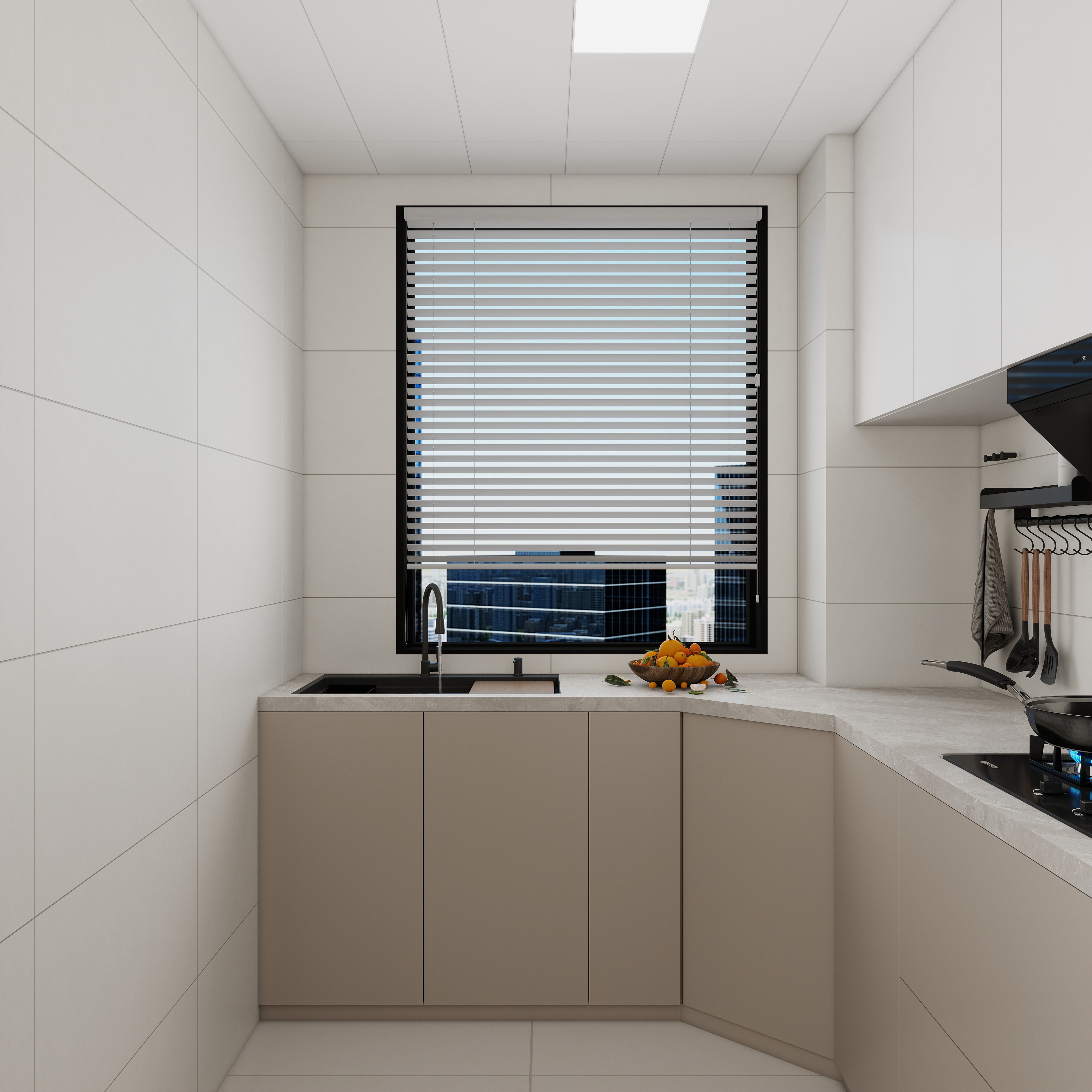 李青越-136平现代简约四居室装修效果图