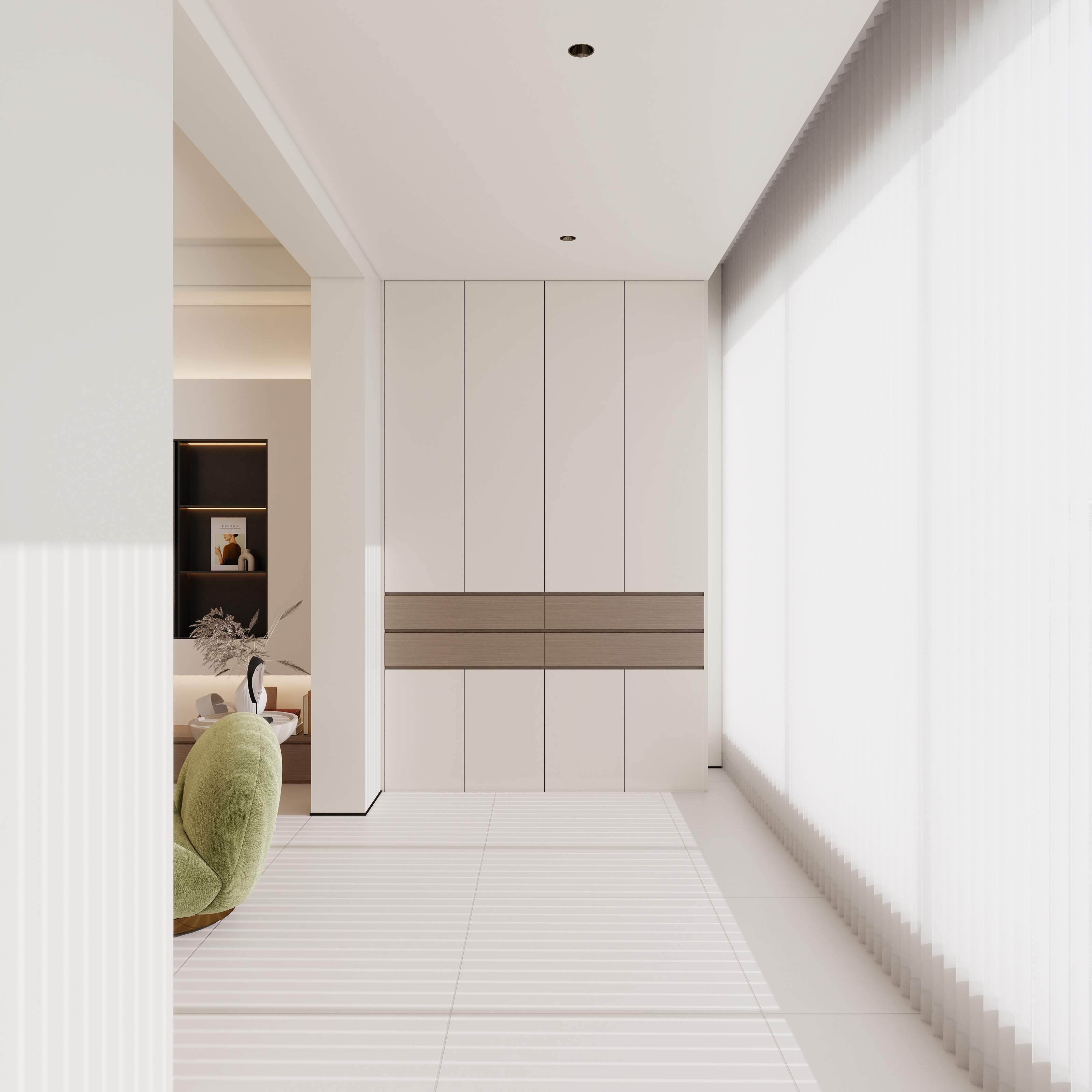 李青越-136平现代简约四居室装修效果图