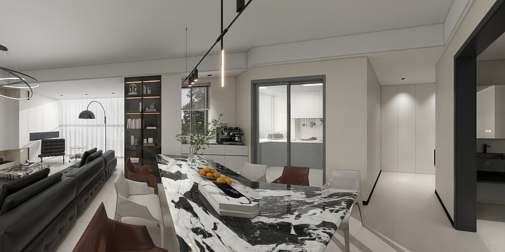 ChronoSpace-长屋计-京钟上院120-装修设计方案