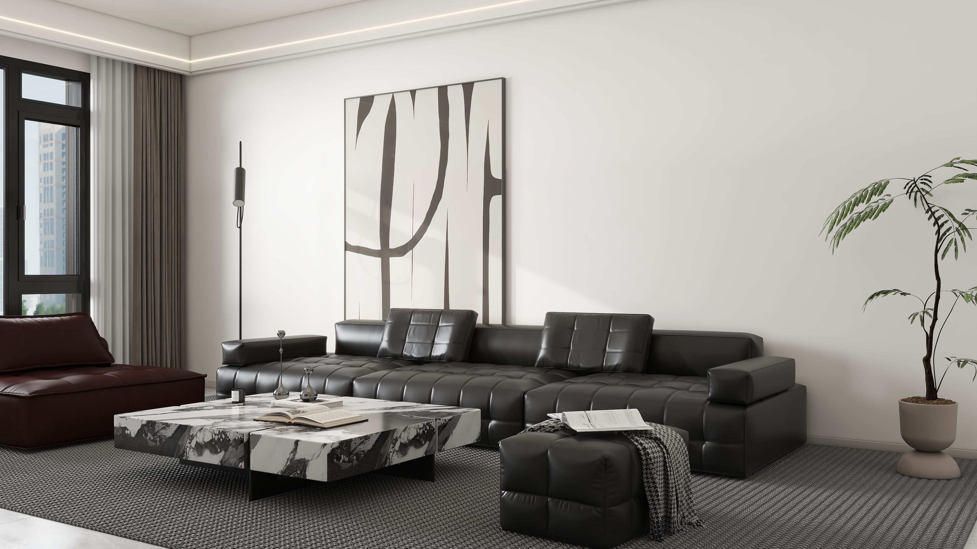 李佳洋-恒阳骊都133平现代3室装修效果图