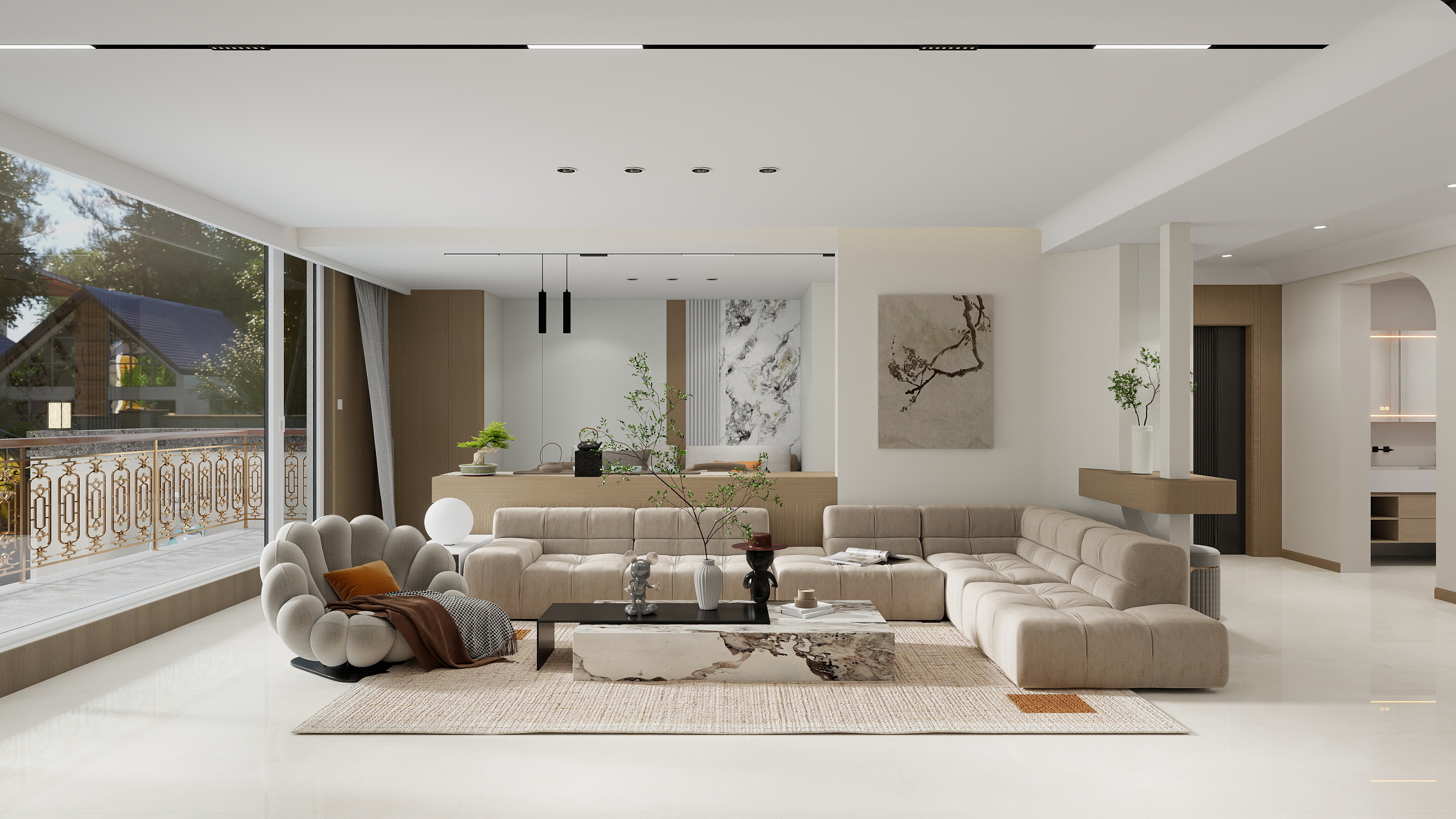 金玉卓-山水雅居-原木风8-3-101-装修设计方案