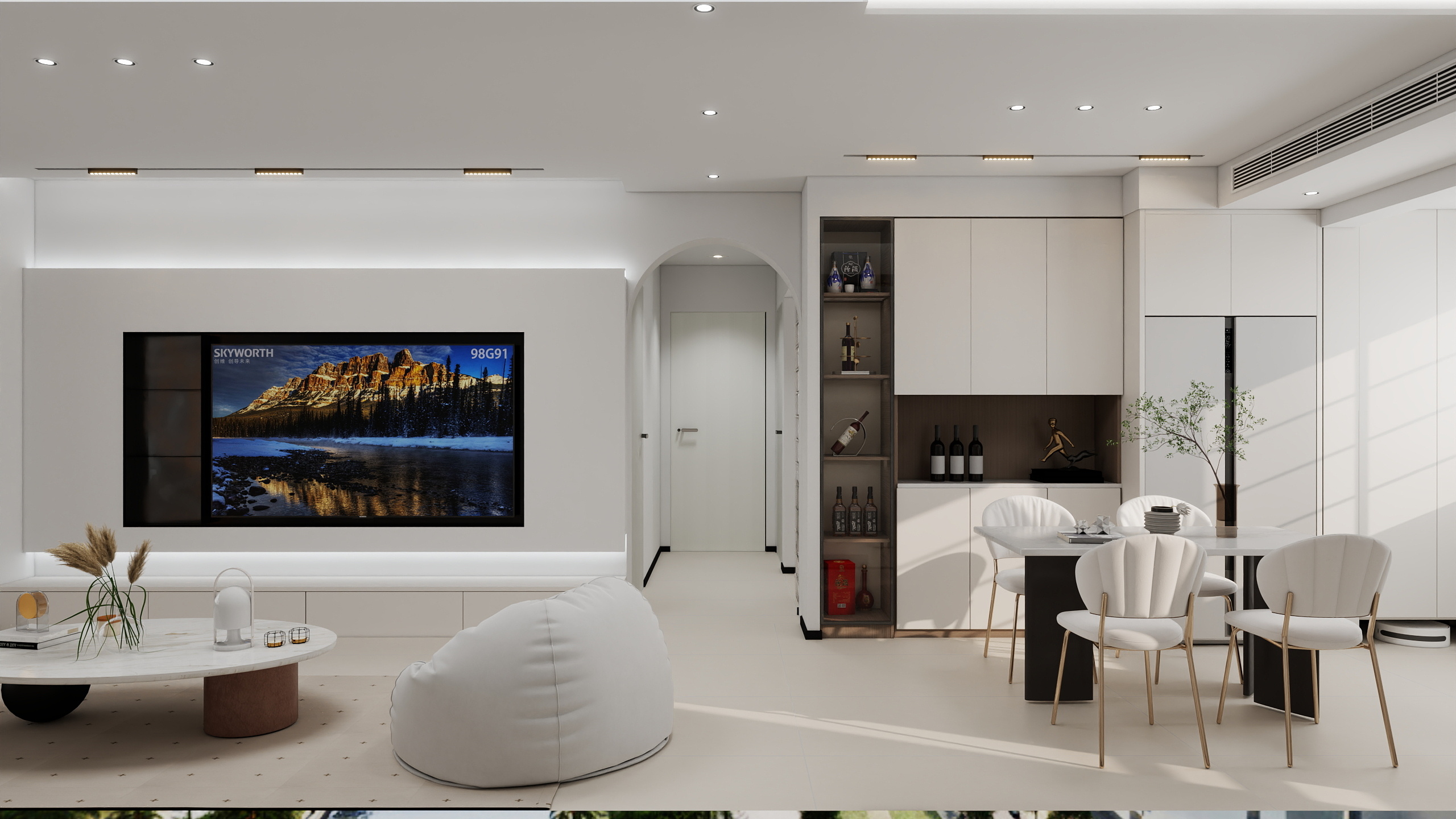 户型改造-周设计-128㎡3室-装修设计方案