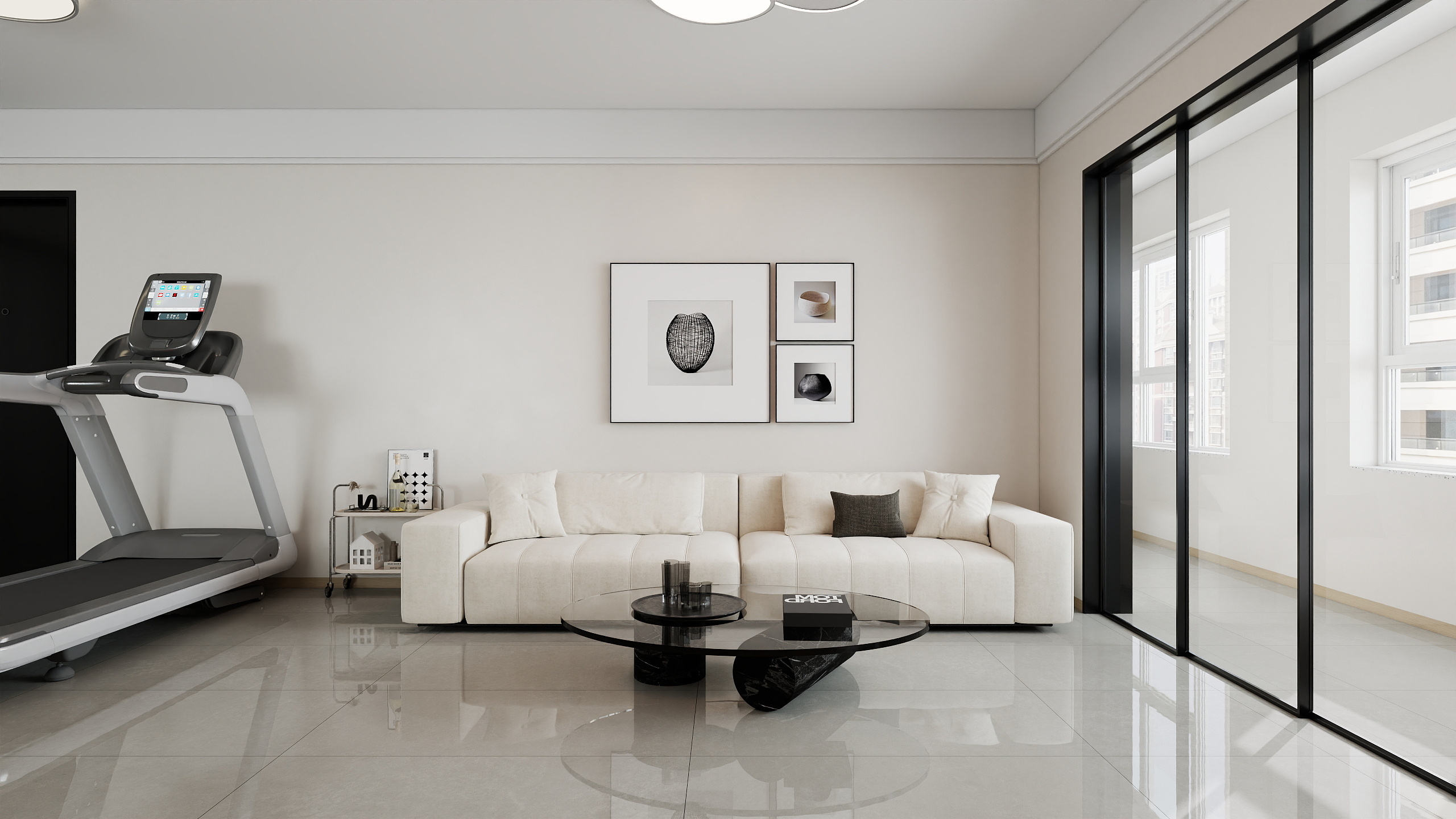 李青越-153平五室现代简约装修效果图