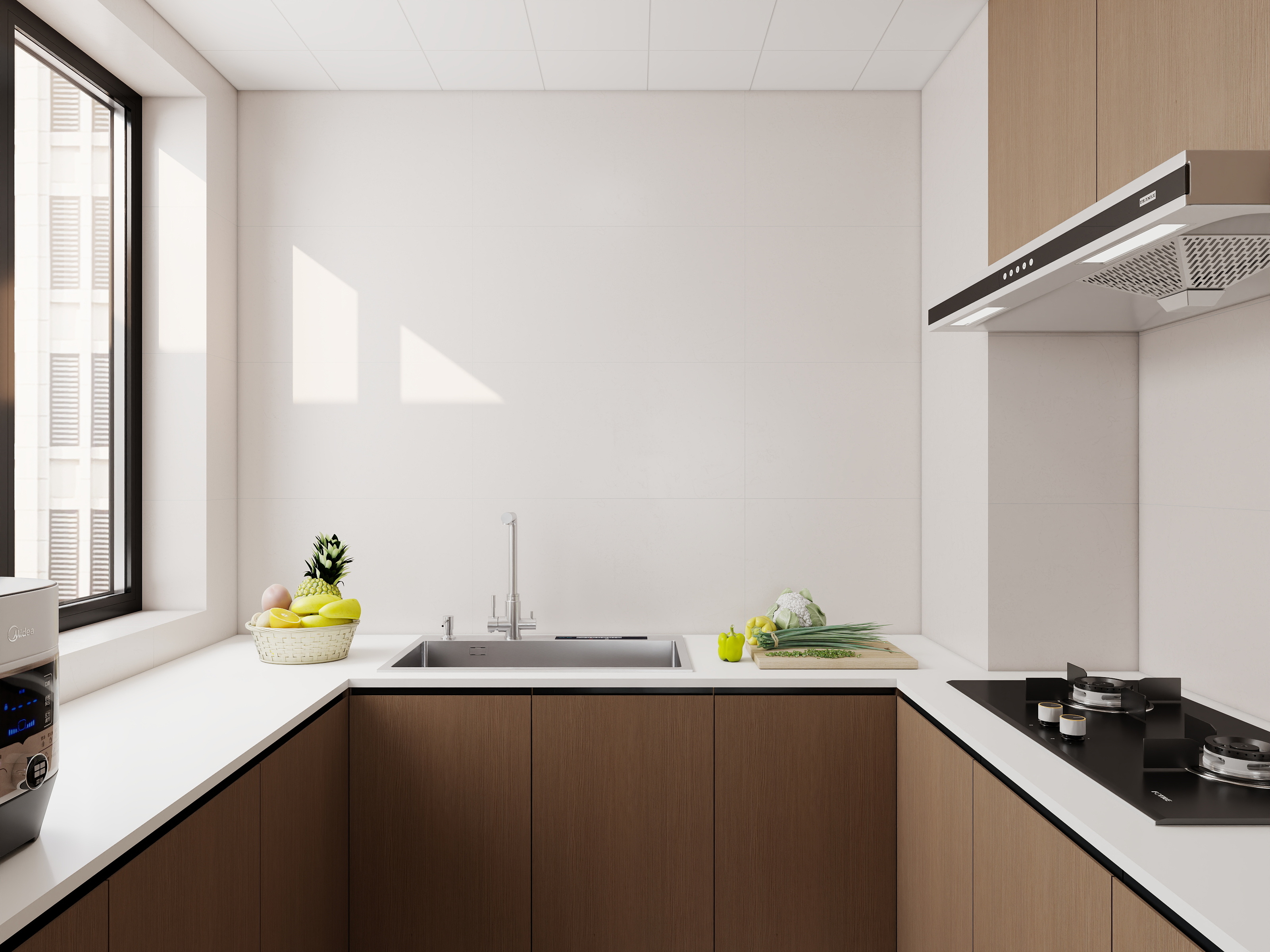 李青越-101平米现代风格三居室装修效果图