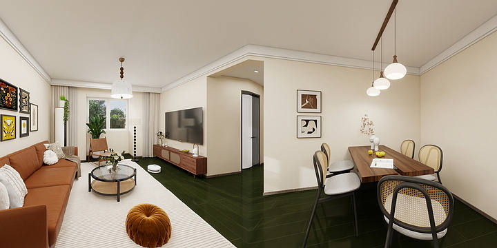 陈设计在青岛-海信东篱-装修设计方案