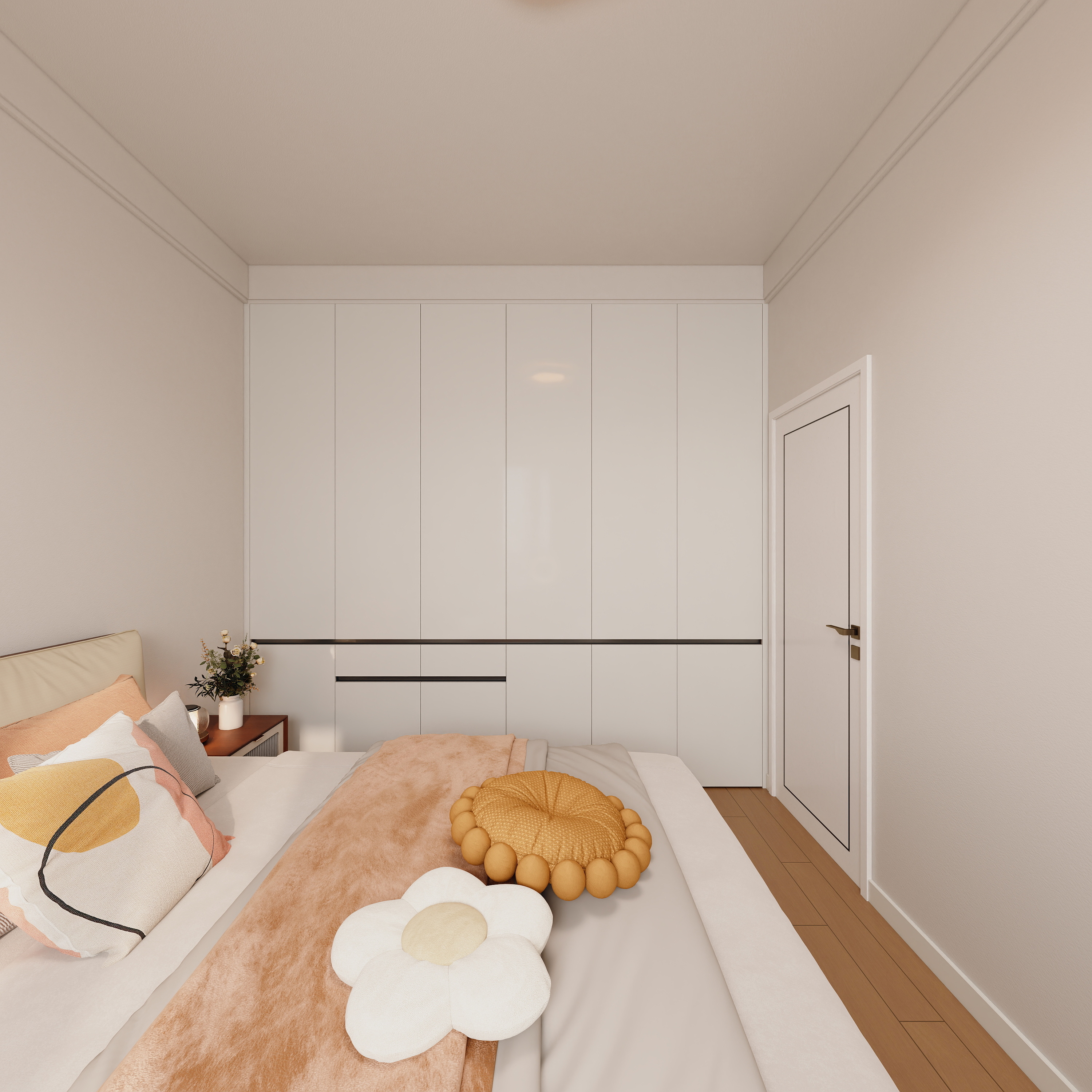 武汉装修王老师-80平旧房改造中古风装修效果图