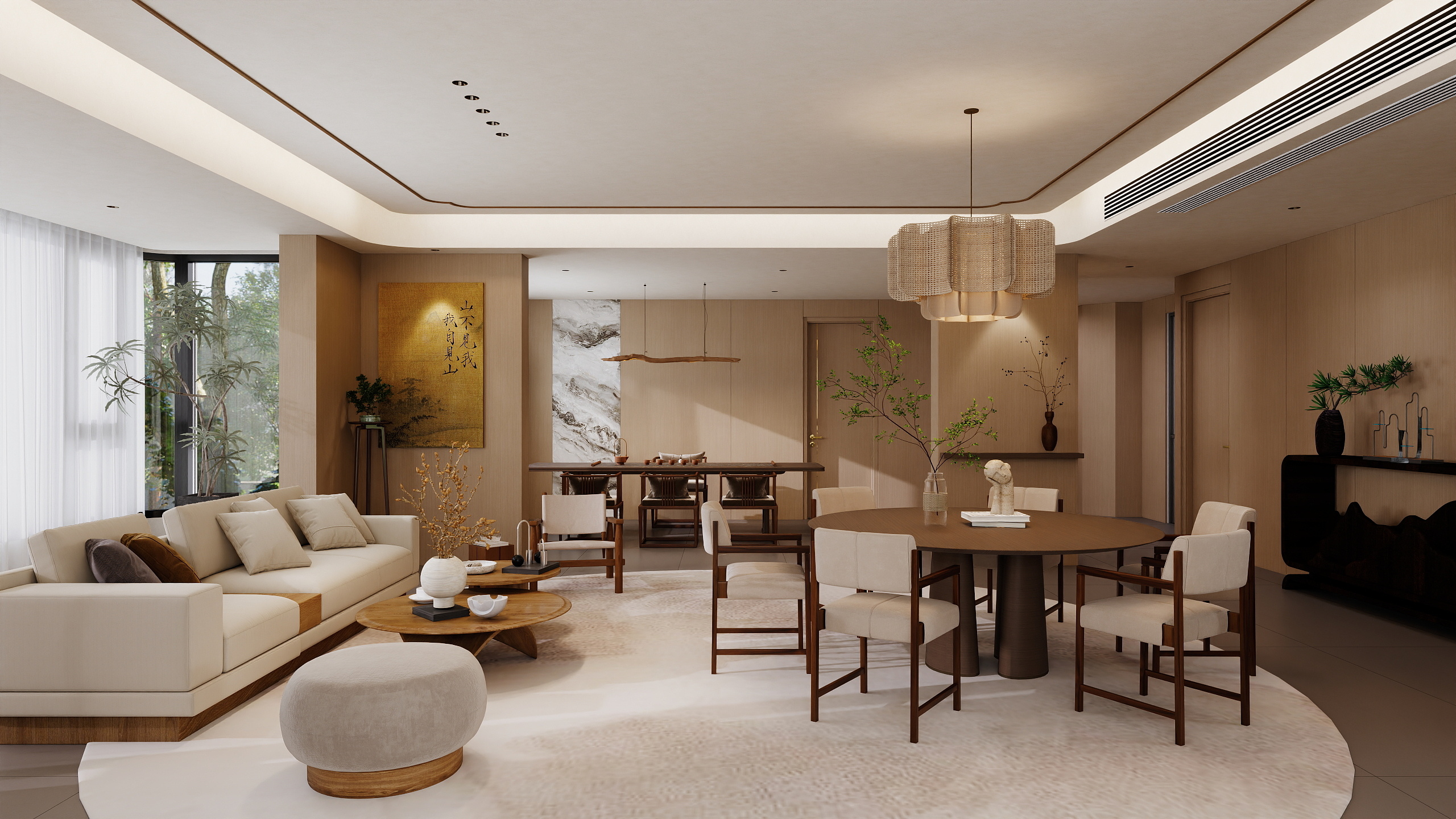 李青越-206平宋氏美学会所装修效果图