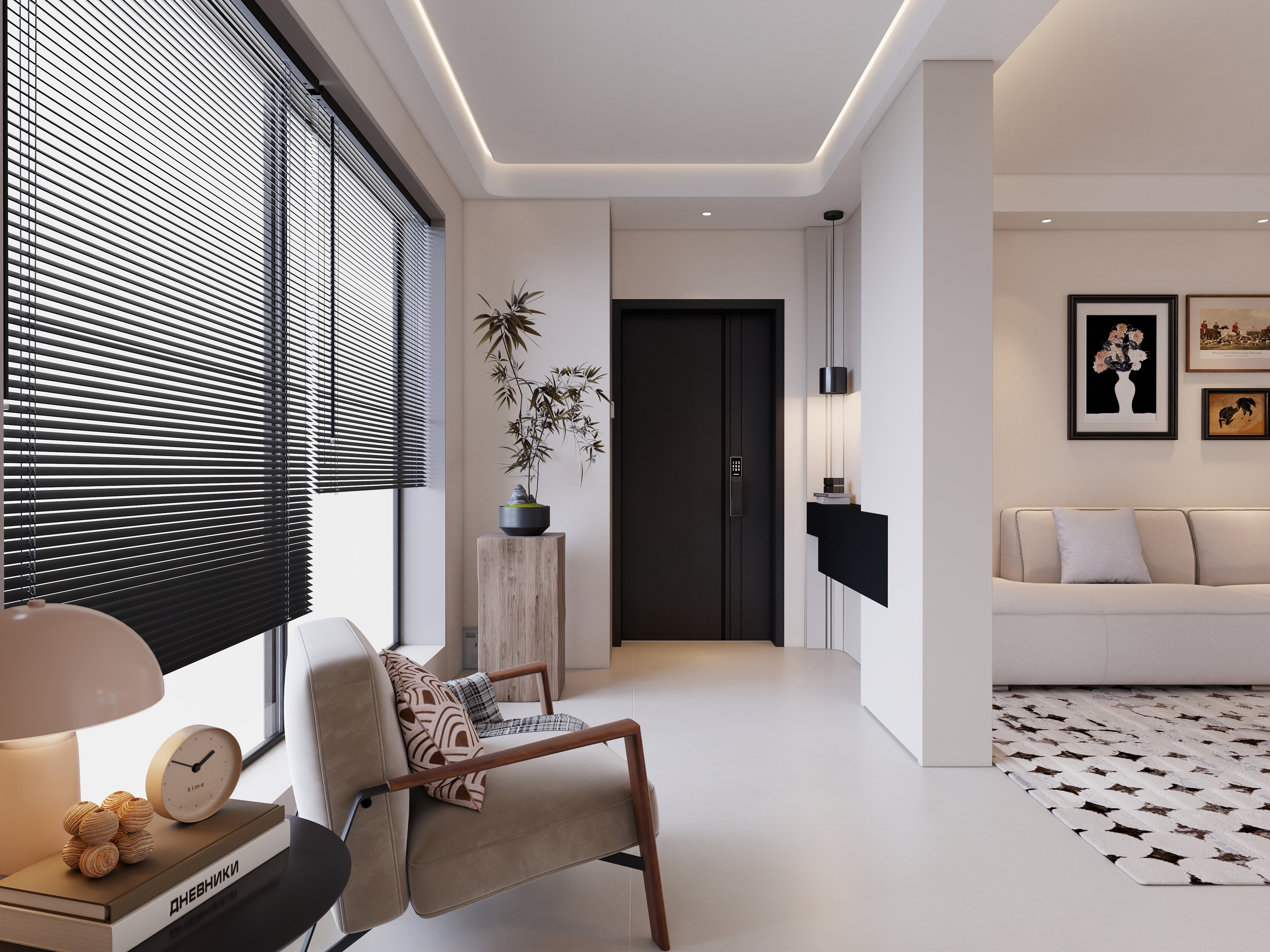 186****8866pqMG-极简中古风2室装修效果图