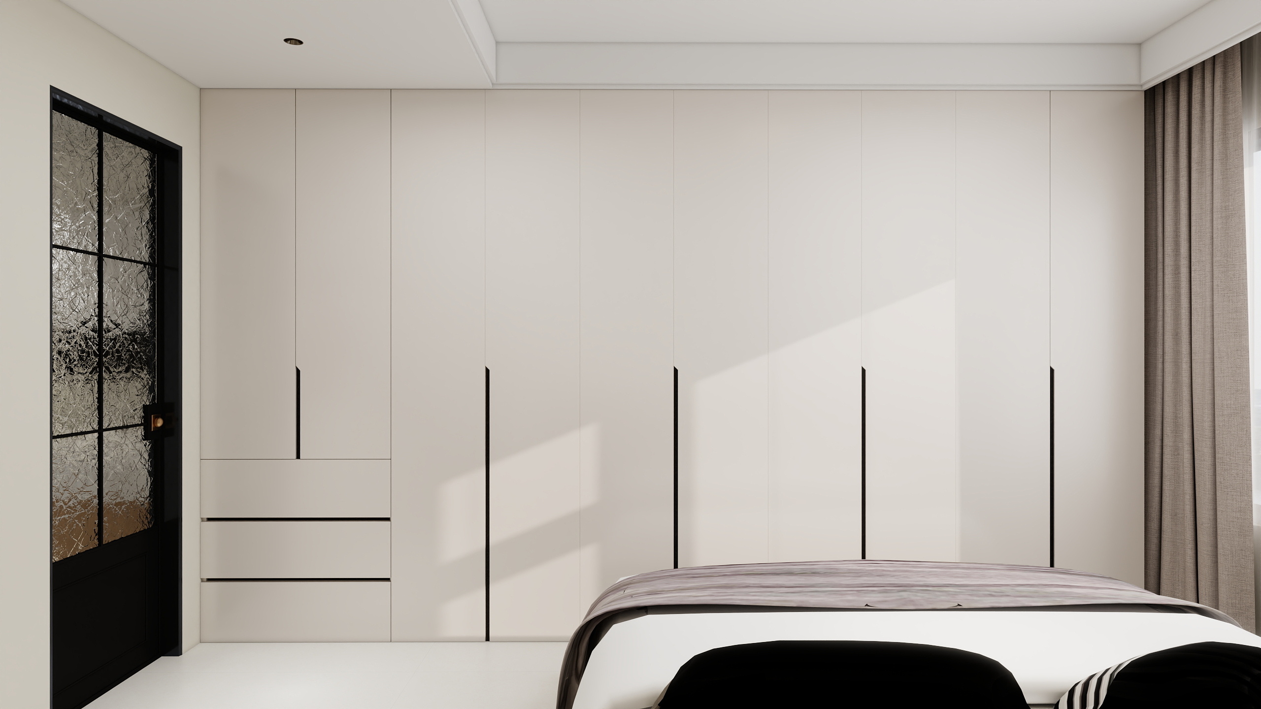 瀚雯视觉设计-南泊湾何女士馨宅布局图新-装修设计方案