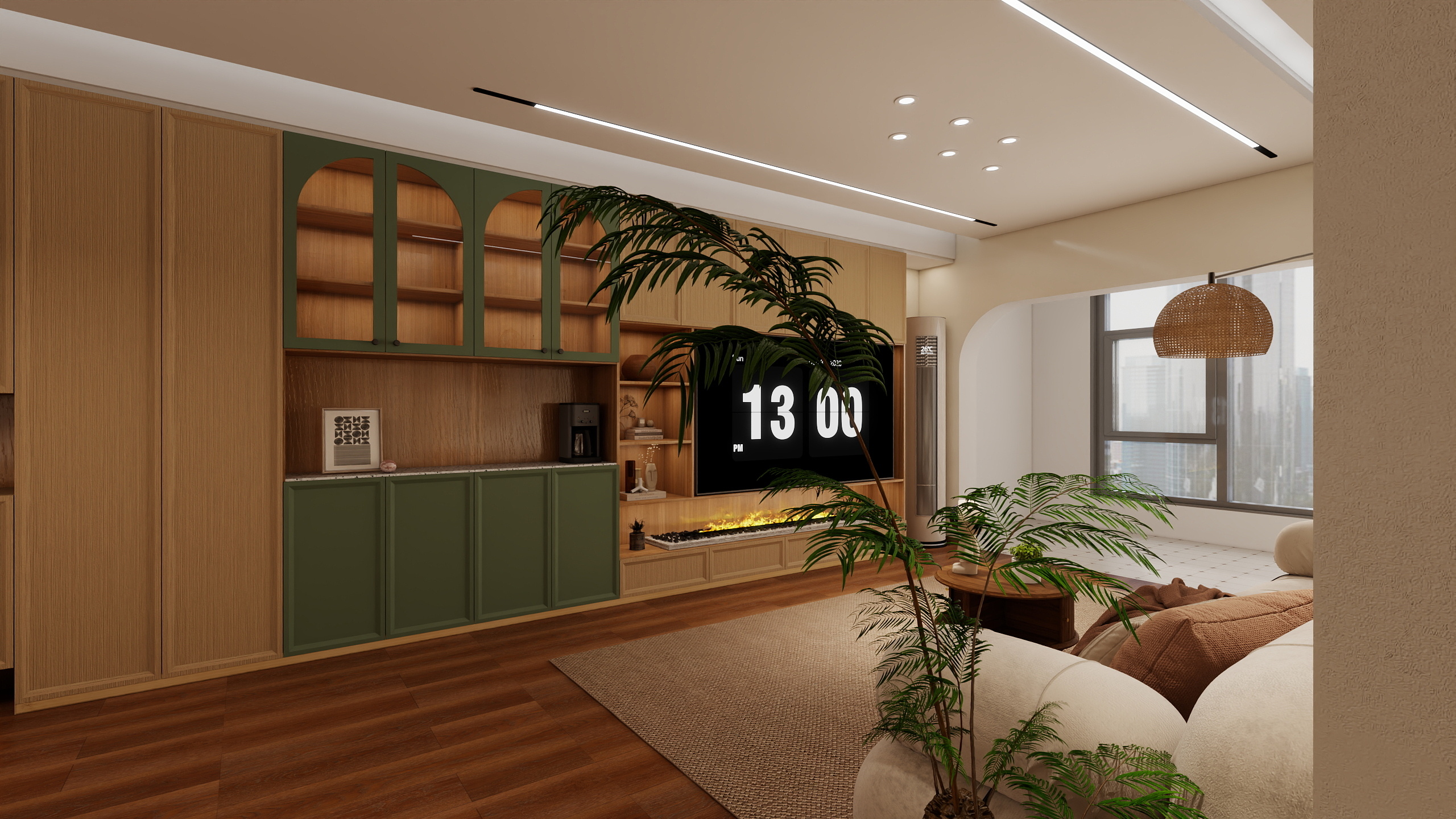 雅筑设计工作室-南夕平面布置装修效果图