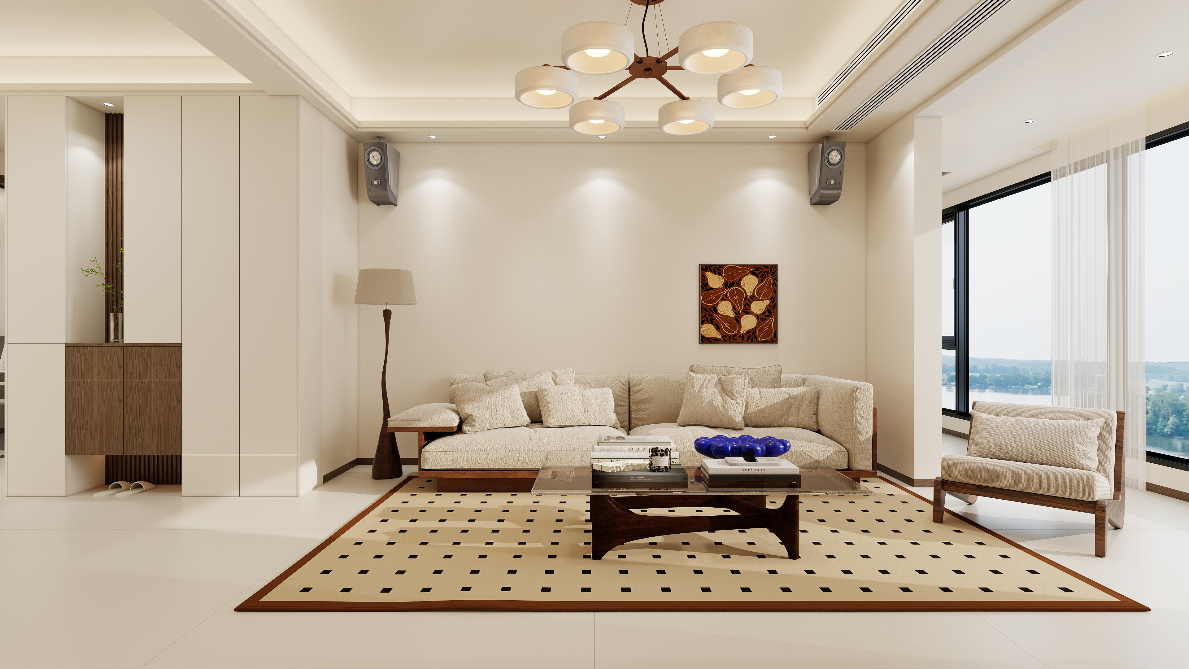 李青越-144方中古风四居室装修效果图