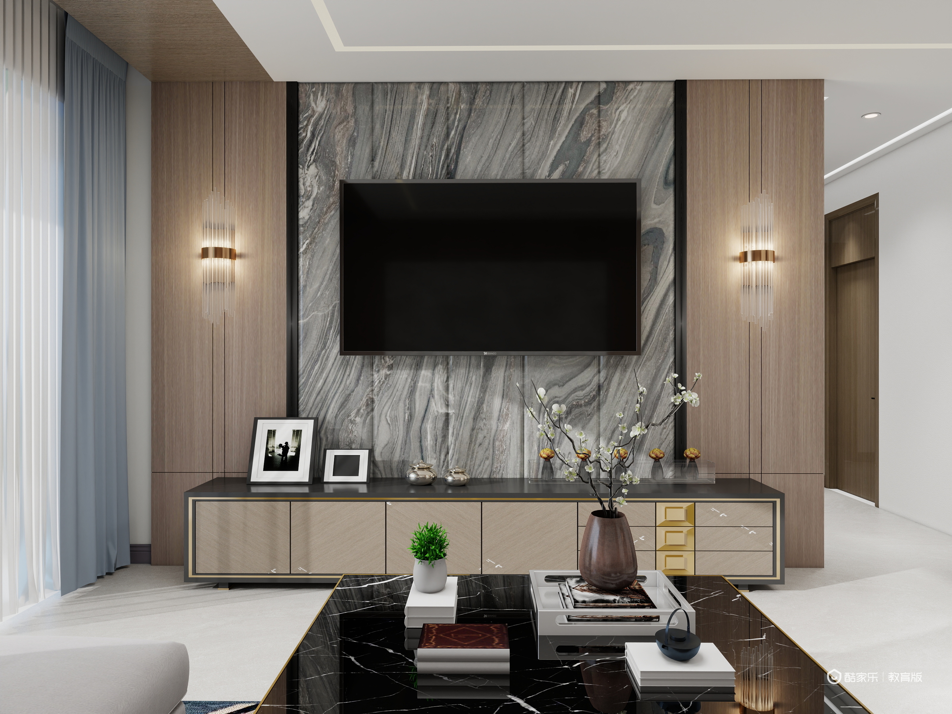 王静茹FoTg-110㎡3室装修效果图