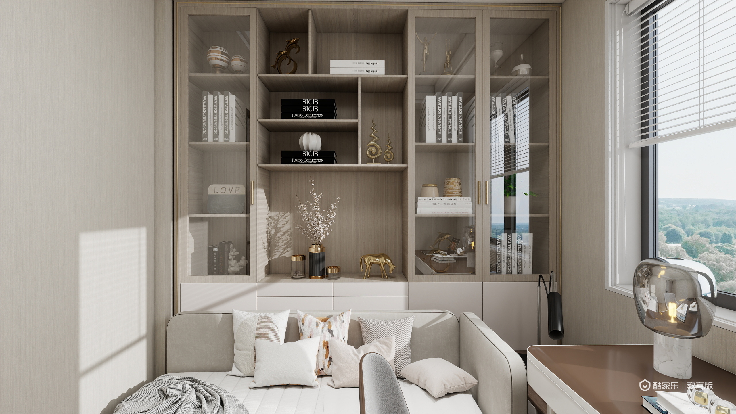 郑宇娜-110㎡3室装修效果图