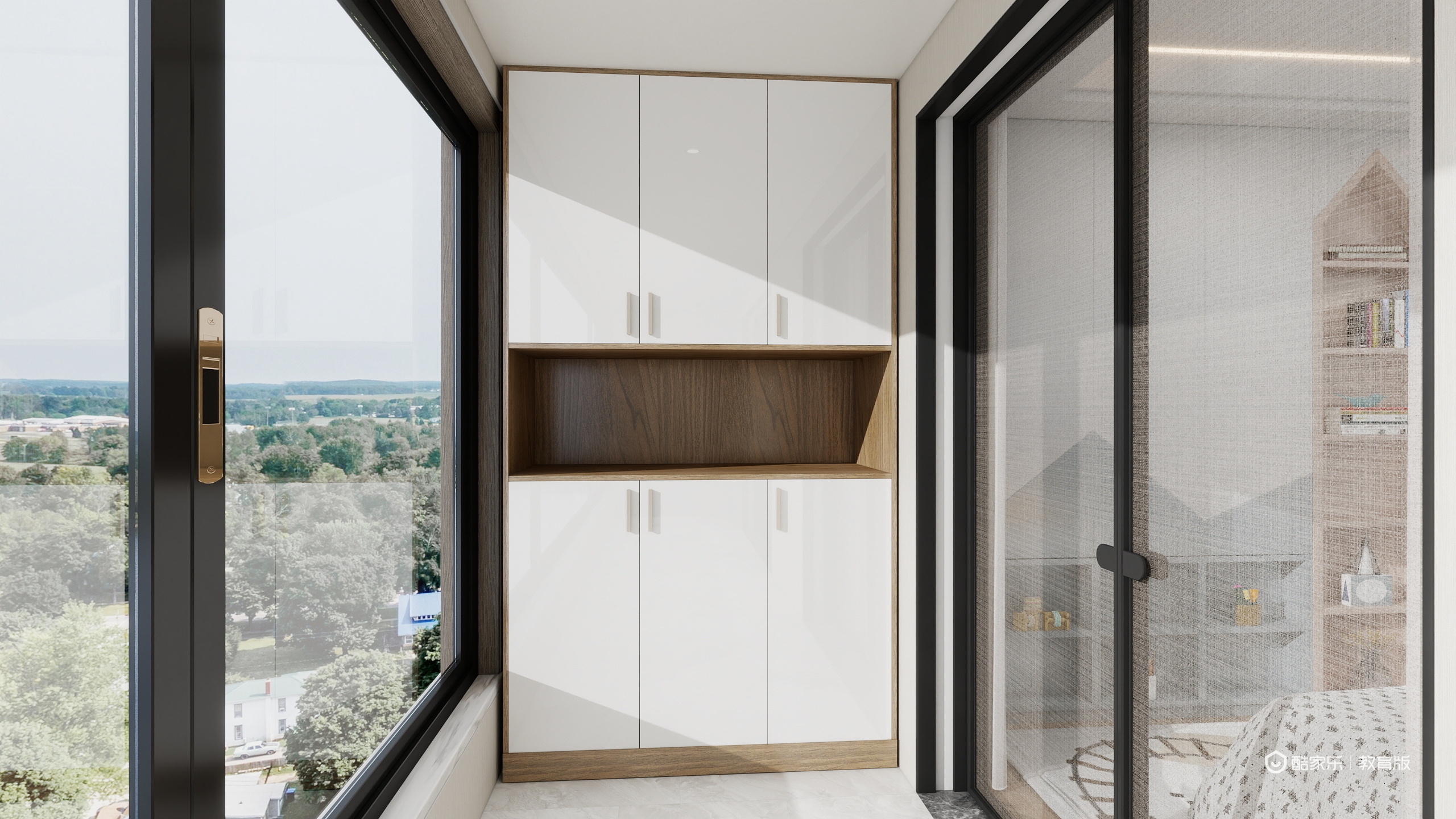 郑宇娜-110㎡3室装修效果图