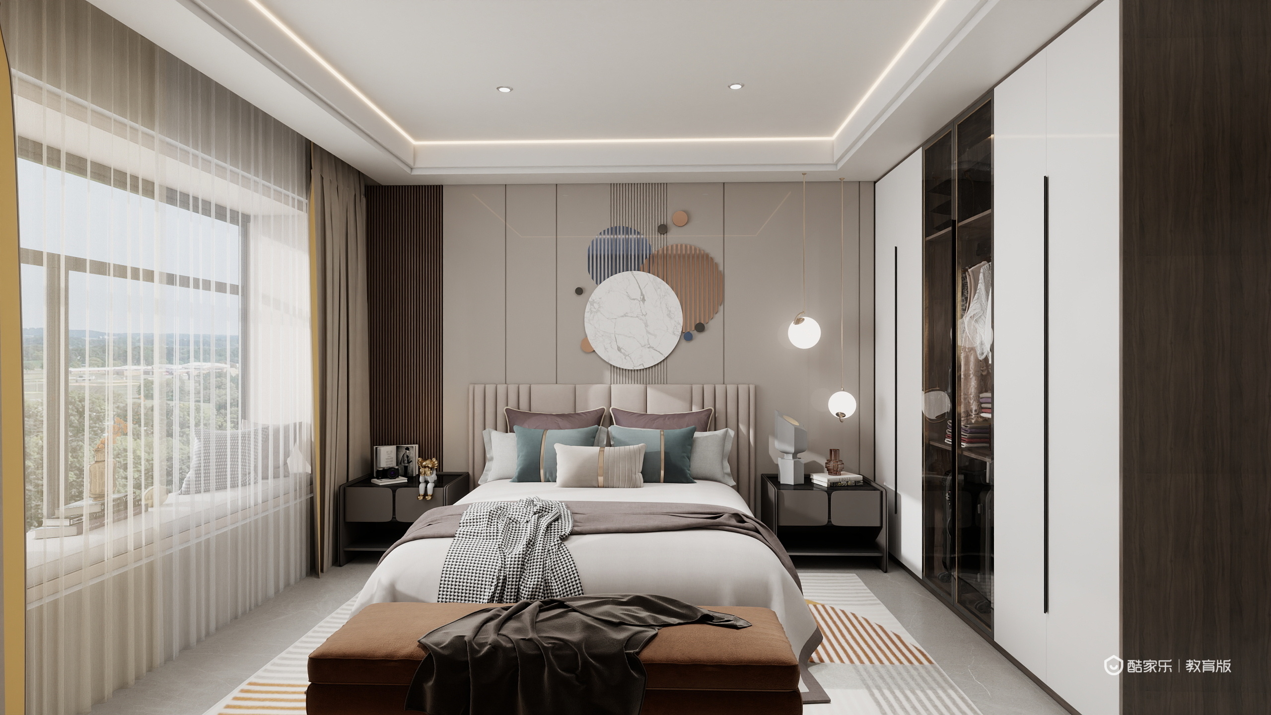 郑宇娜-110㎡3室装修效果图