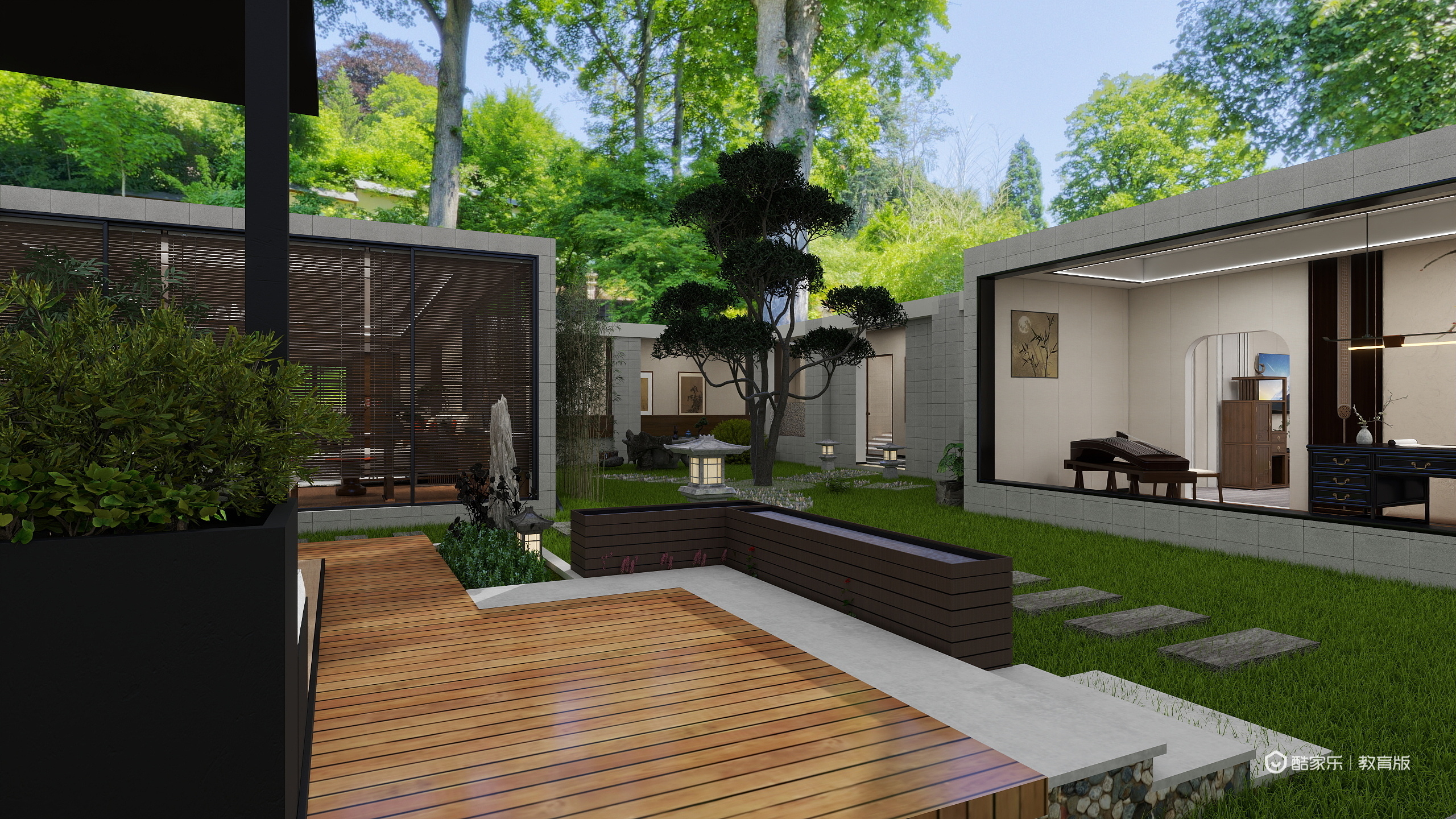 洪佳骏-静闲斋装修效果图