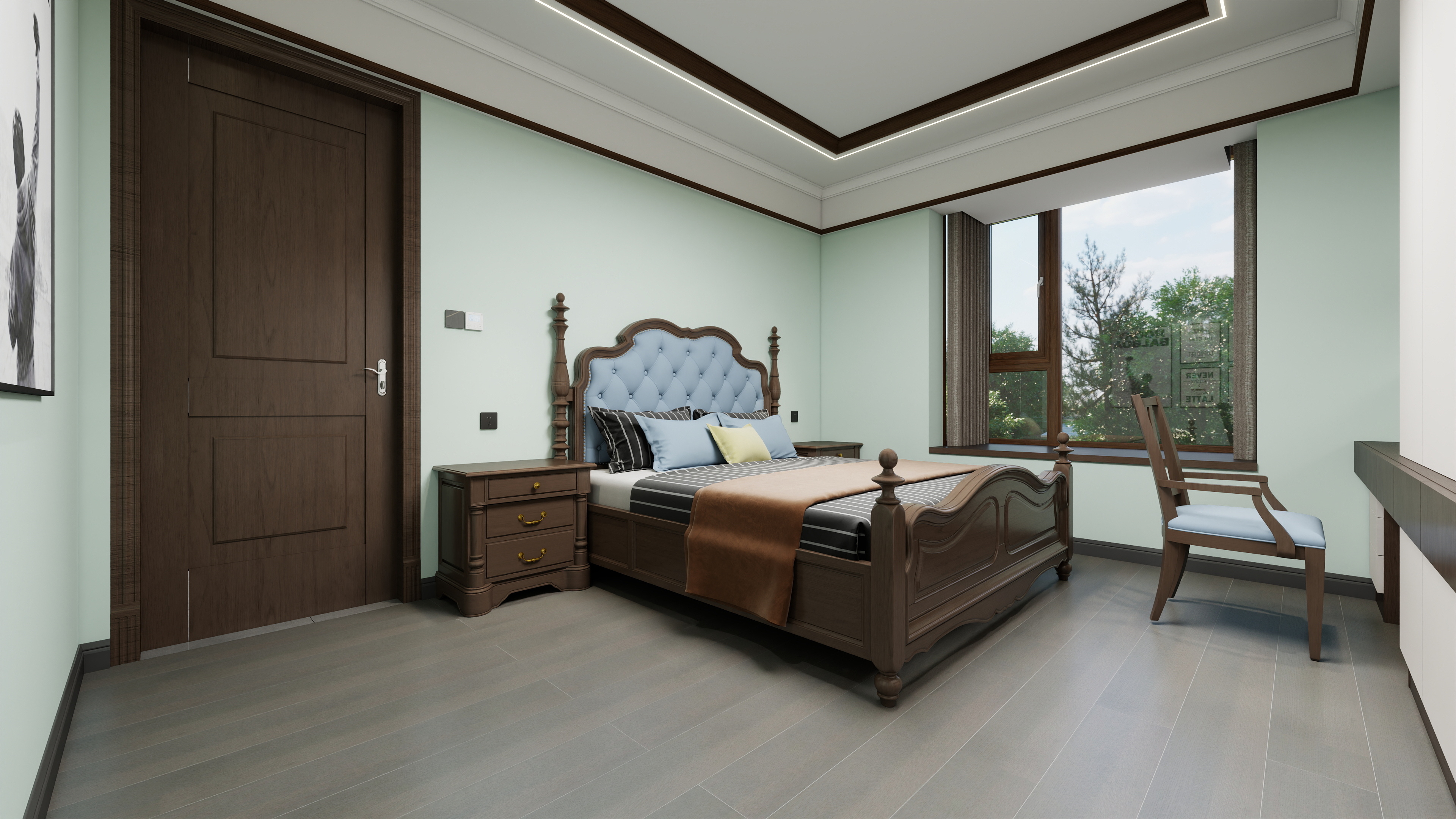 神马云在线-简美1+3层自建别墅726.96平装修效果图