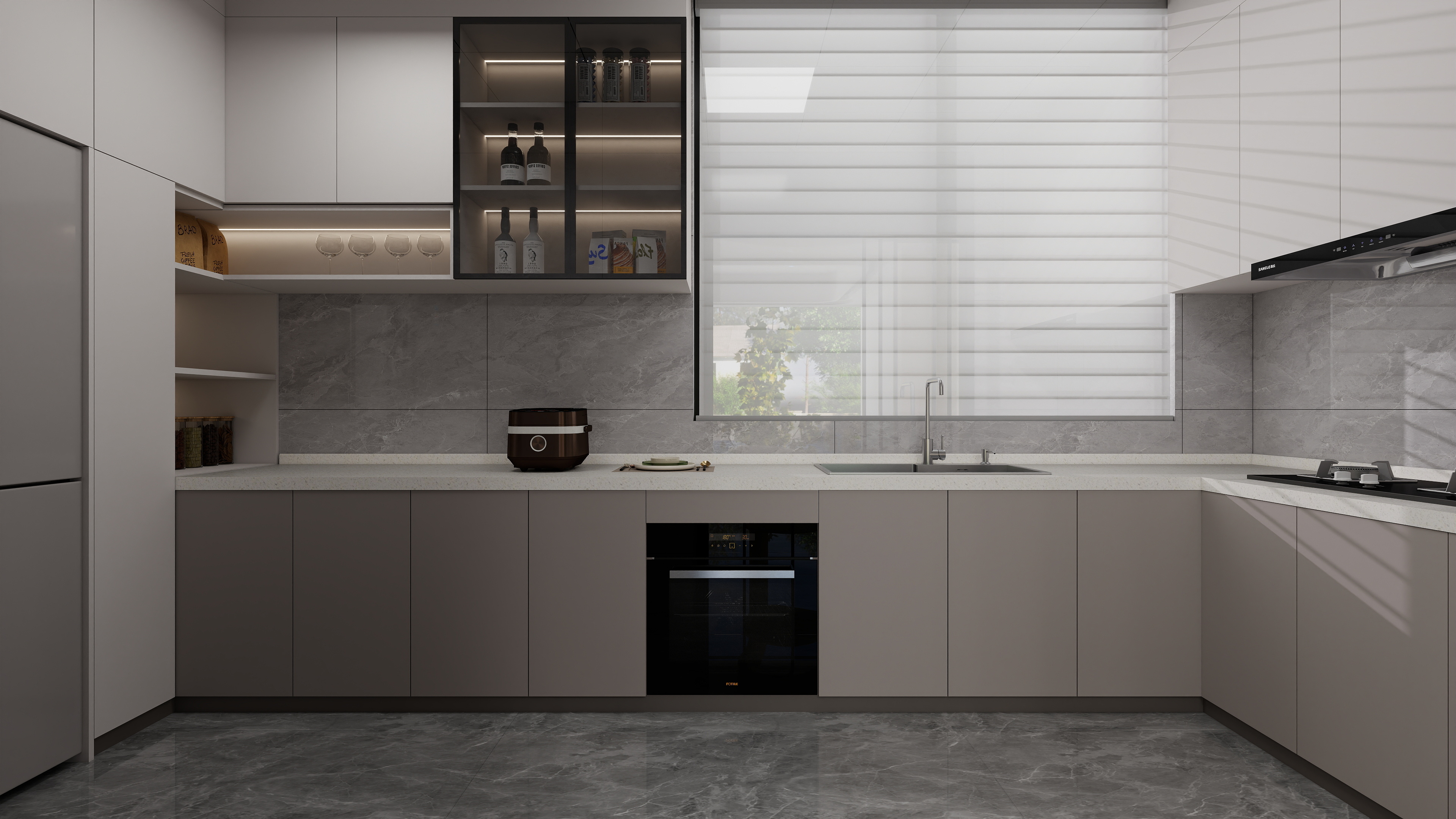 张福梅-江西336㎡现代轻奢别墅装修效果图