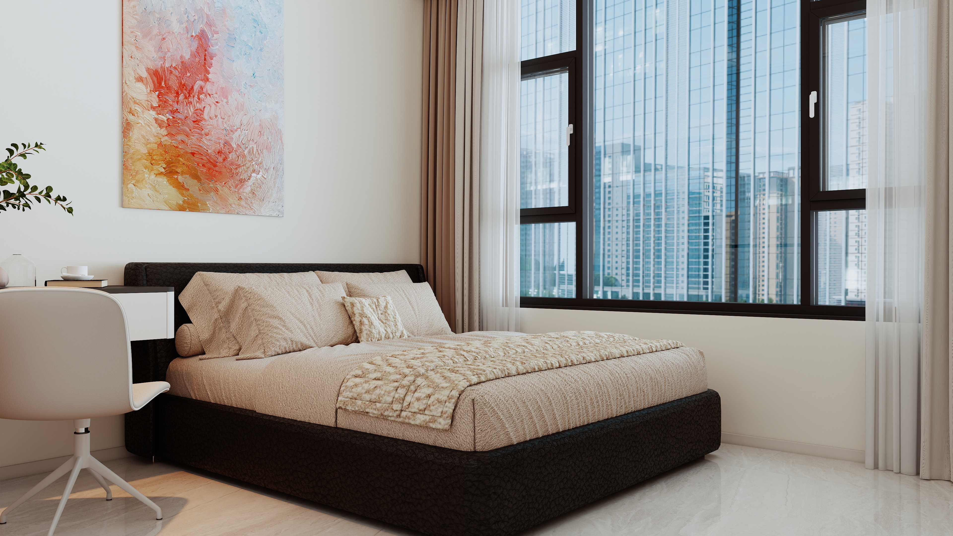 庄育霖-怡景花园121平现代3室装修效果图