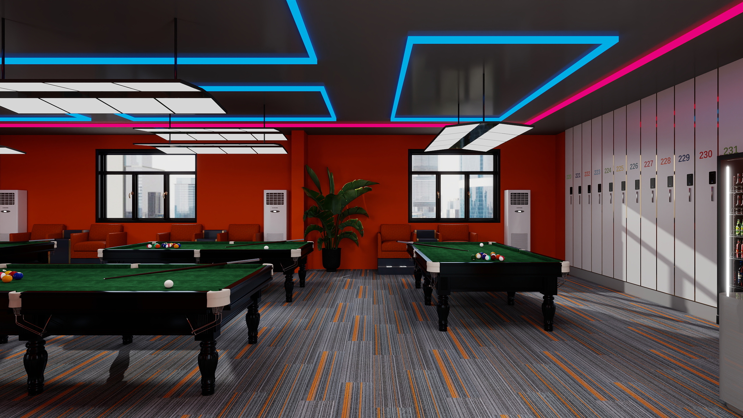WindyHILL.-170平方台球厅（2025.8）一层大厅装修效果图第4张