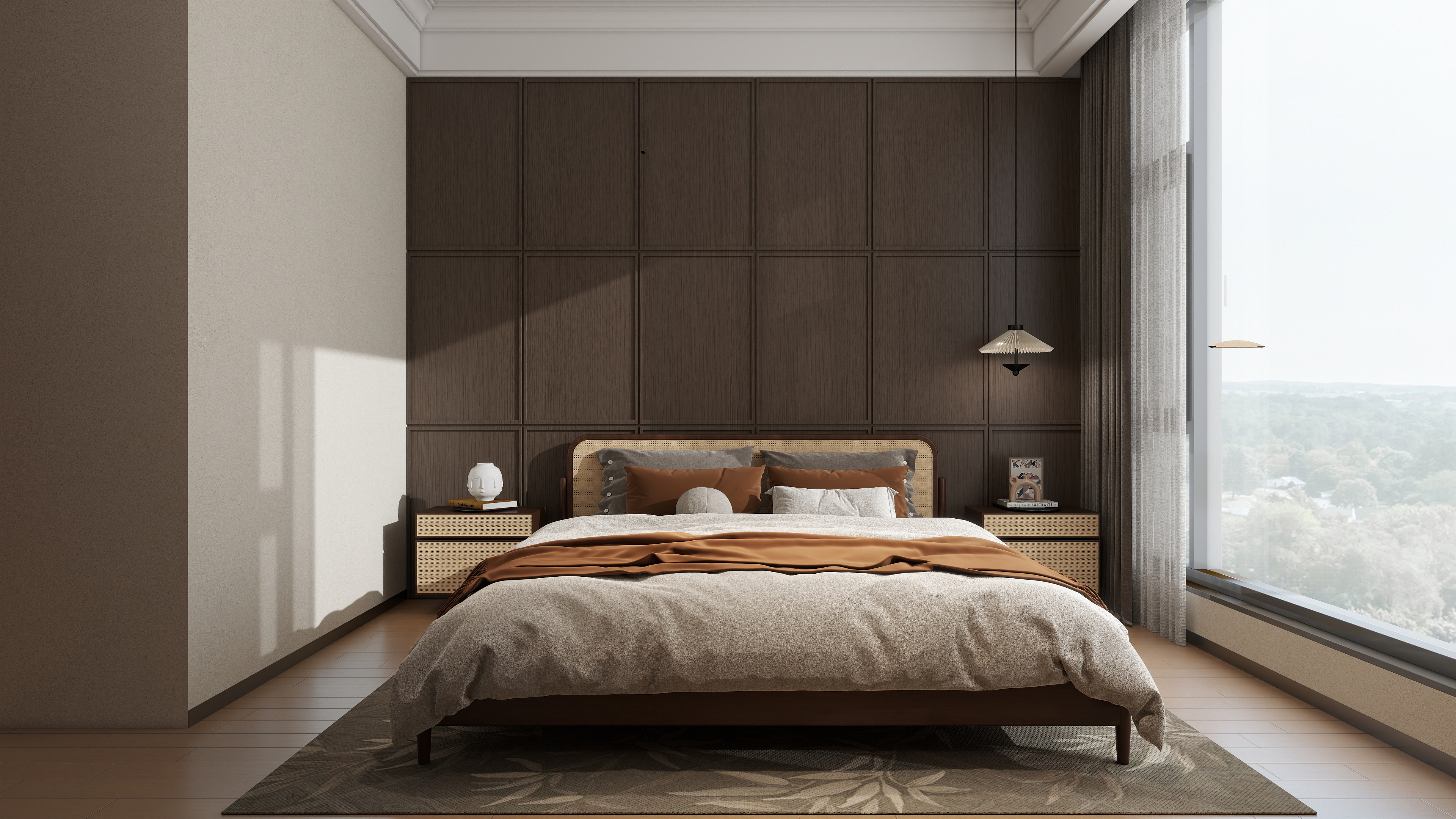 大金空调官方-120㎡中古法式｜于细节处见优雅装修效果图