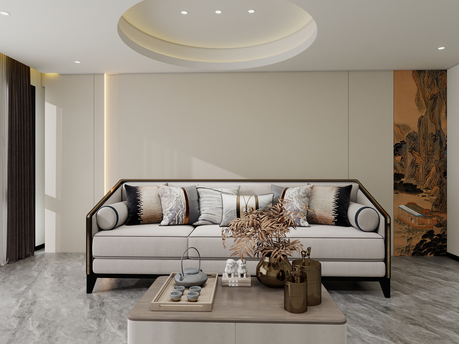 500一套_韩昊霖-新中式装修效果图