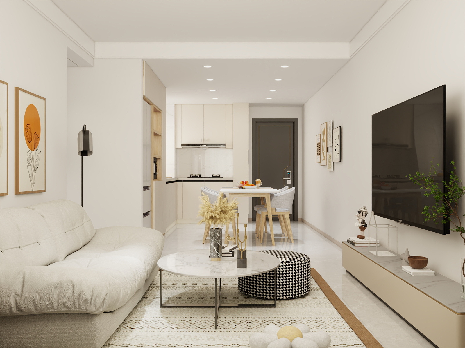 派欣-146㎡5室一层卧室装修效果图第1张