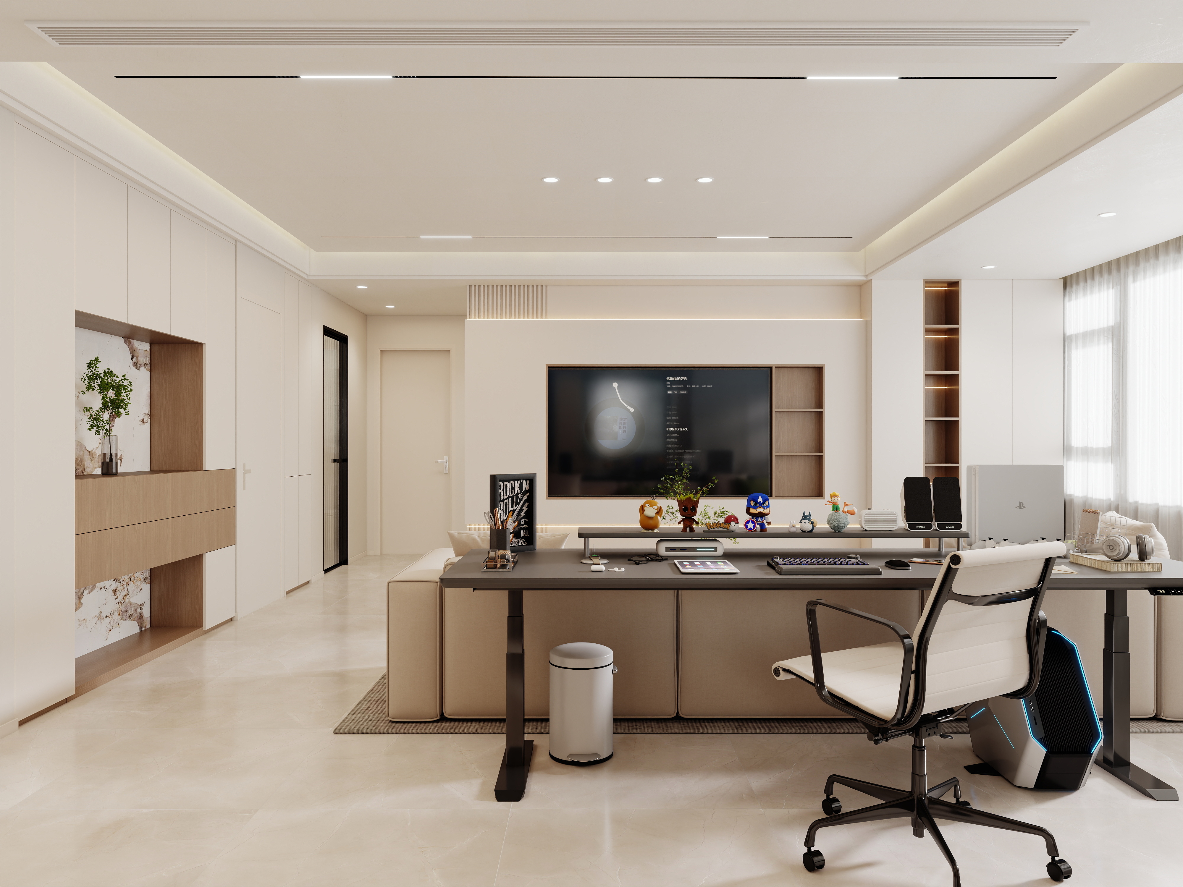 壹诺设计工作室-现代简约装修效果图