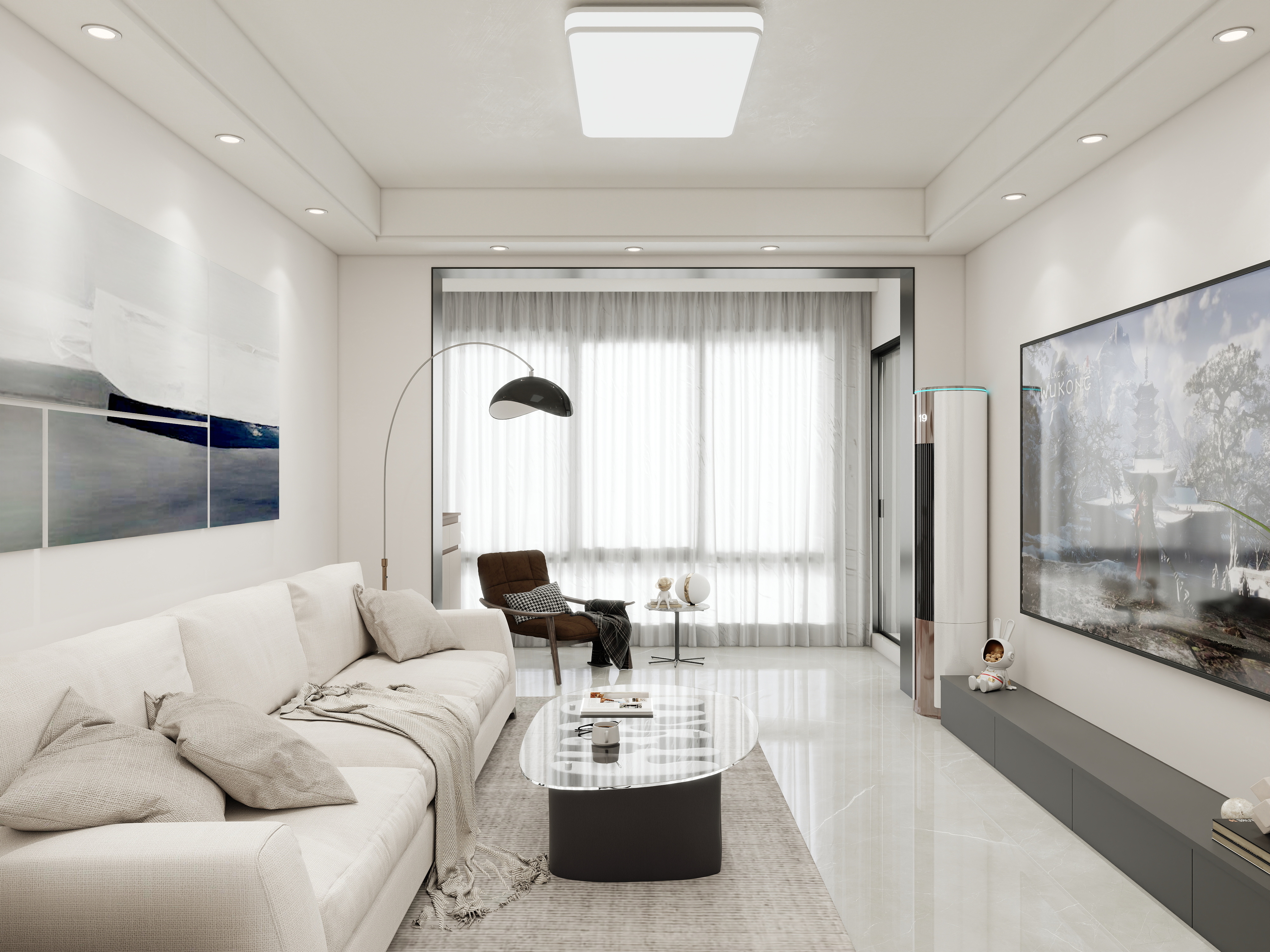 壹诺设计工作室-现代简约装修效果图