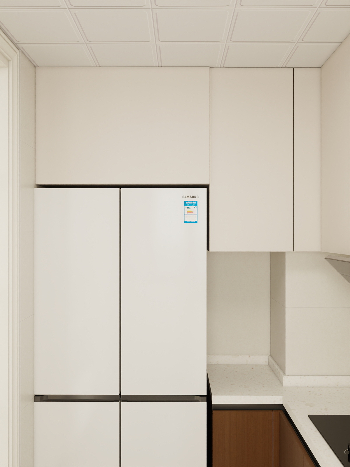 500一套_韩昊霖-奶油中古风装修效果图