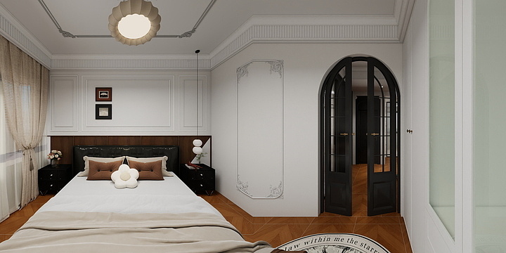 在宥装饰设计-听湖居洋房02户型 --装修设计方案