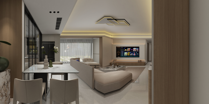 鲸鱼鲸落-大正水晶森林最终浅色-装修设计方案