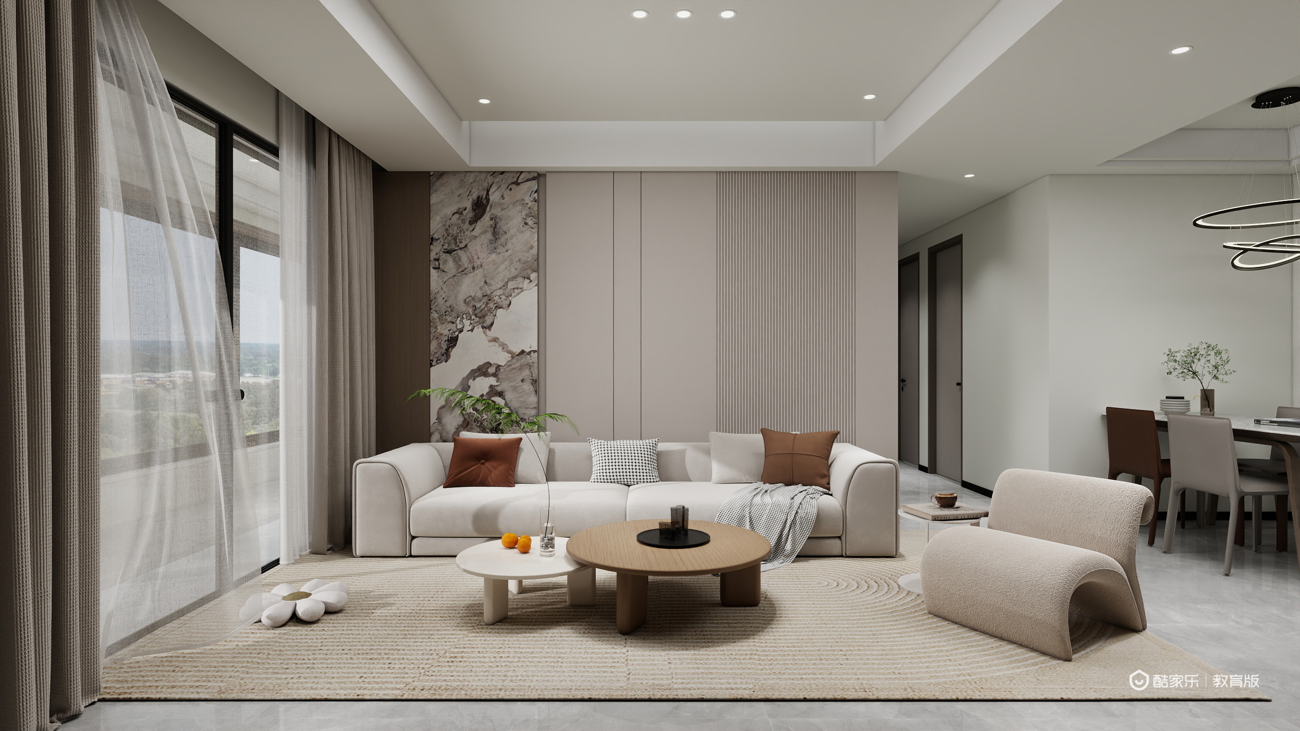 李晨洁1-110㎡3室装修效果图