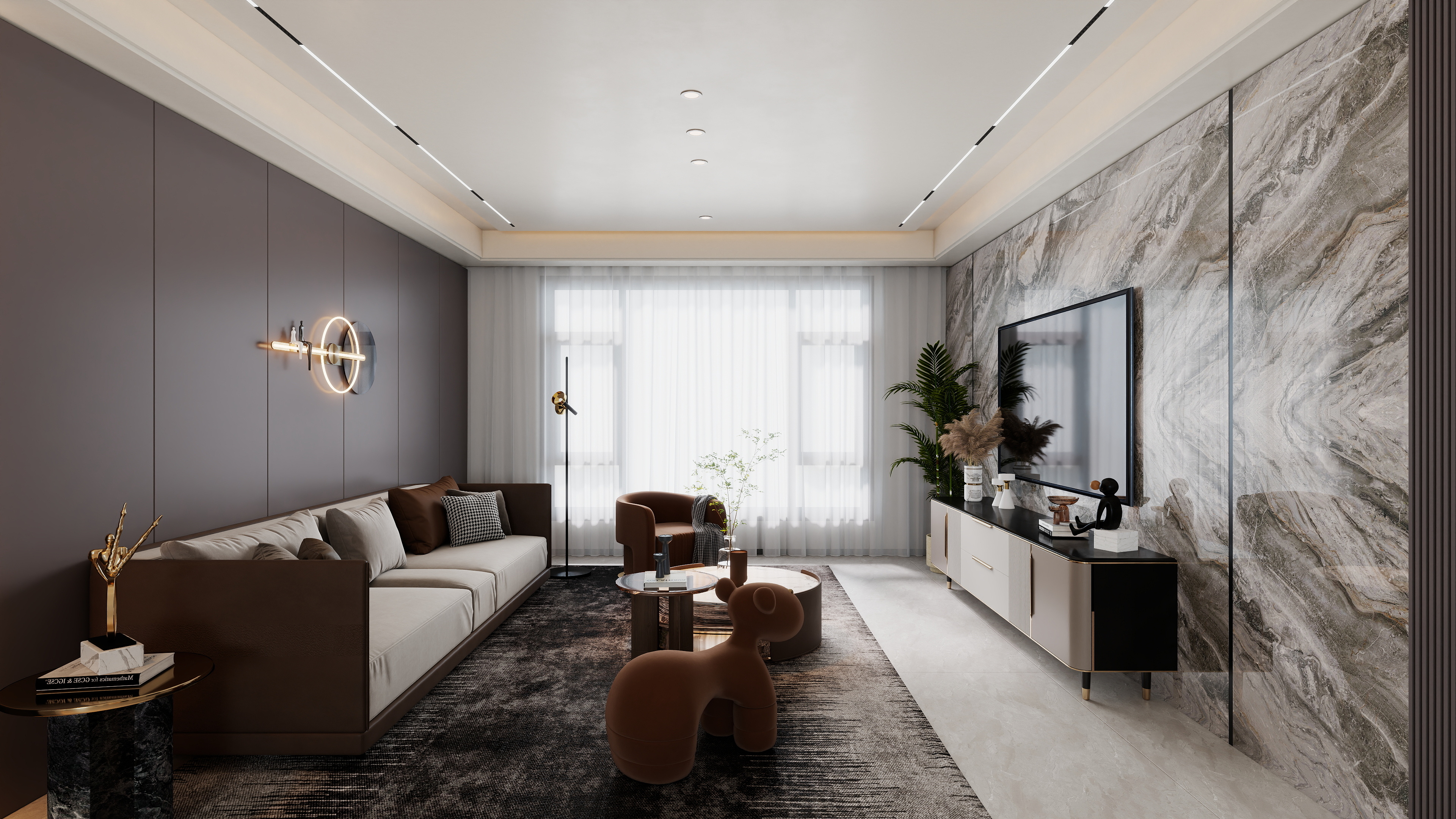 艺雅丽-133平现代简约-装修设计方案